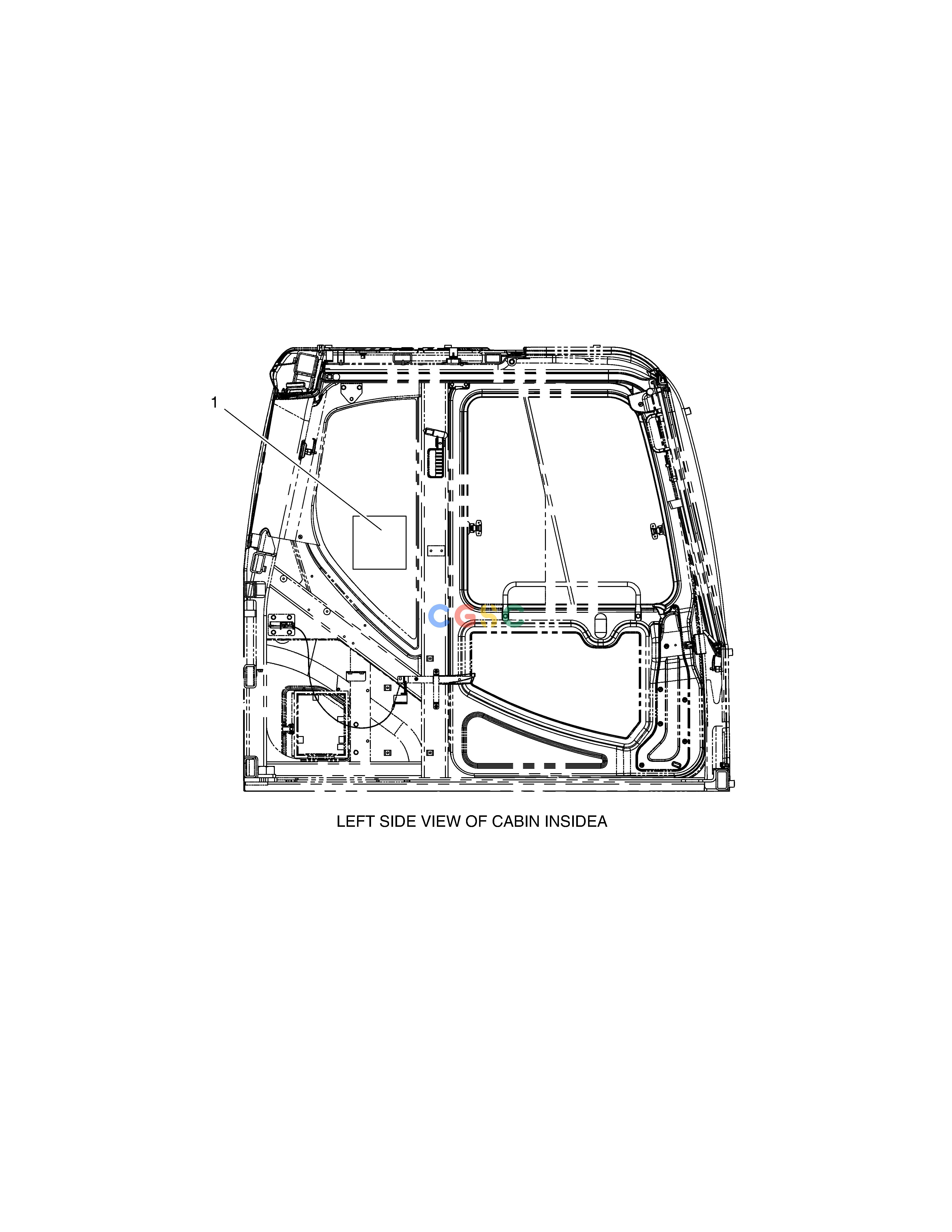斗山零件查询DECAL - LIFTING CAPA(ARTI BOOM) DX300LC-5(S/N:1001~1057) Doosan parts catalog online