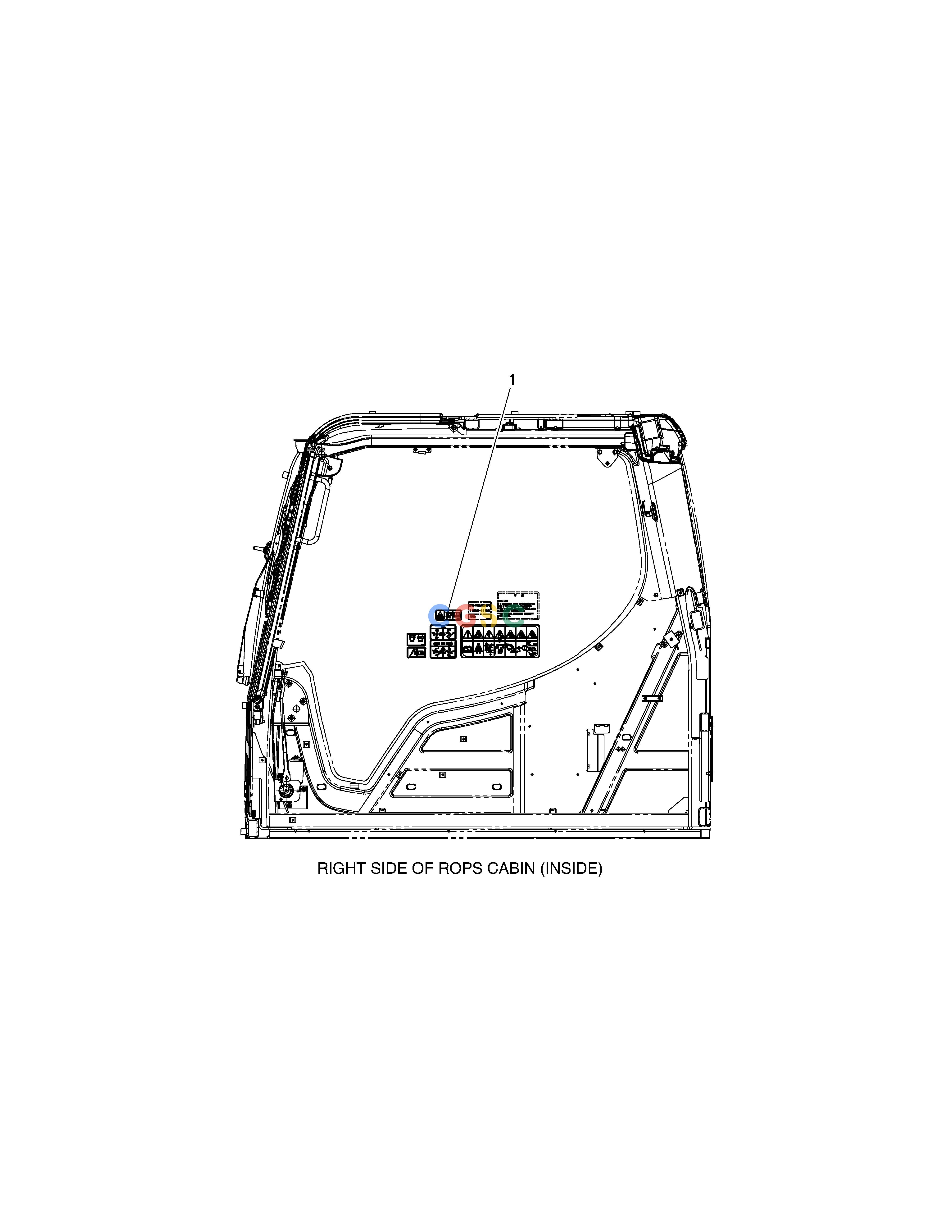 斗山零件查询DECAL - BOOM FLOATING DX300LC-5(S/N:1001~1057) Doosan parts catalog online