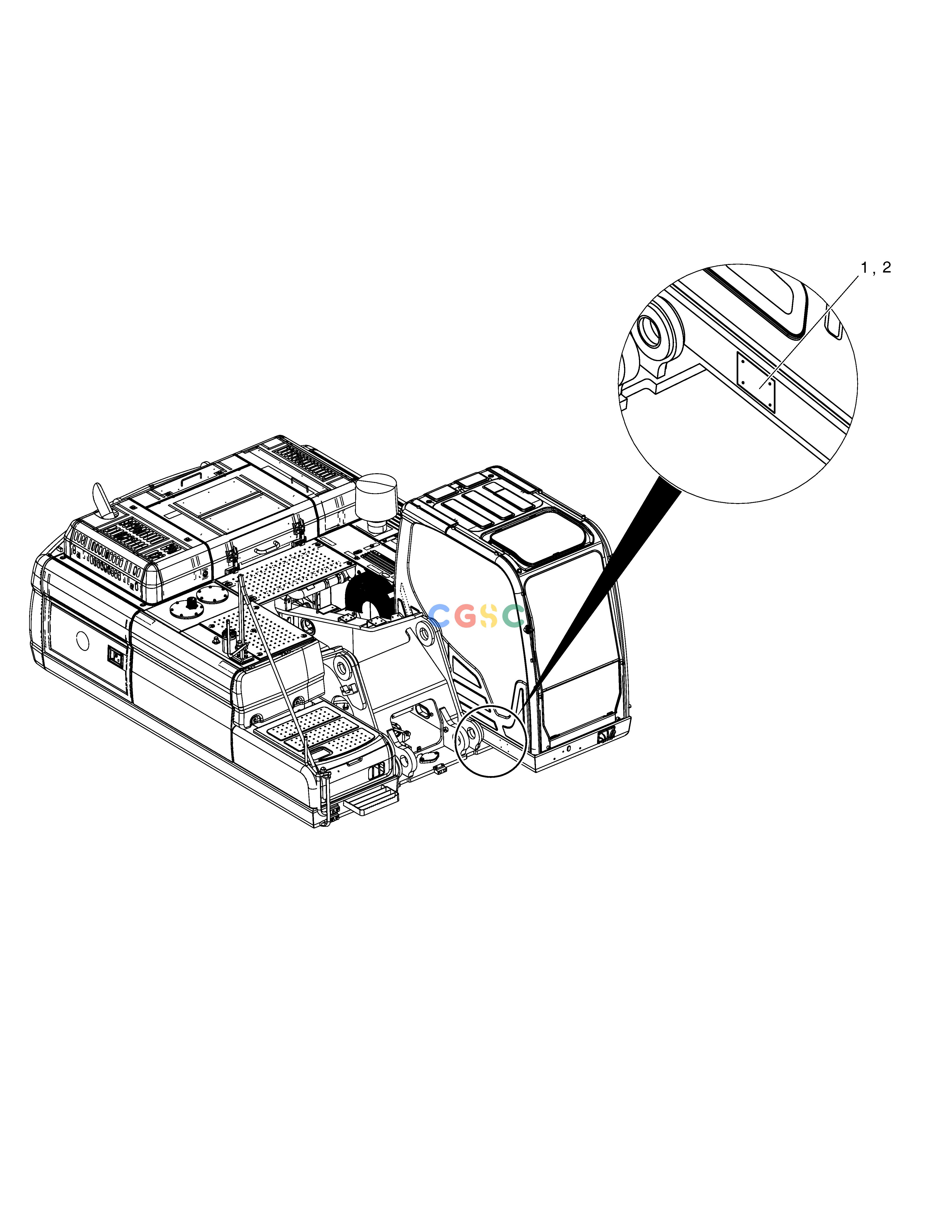 斗山零件查询DECAL - SERIAL(TURKEY) DX300LC-5(S/N:1001~1057) Doosan parts catalog online