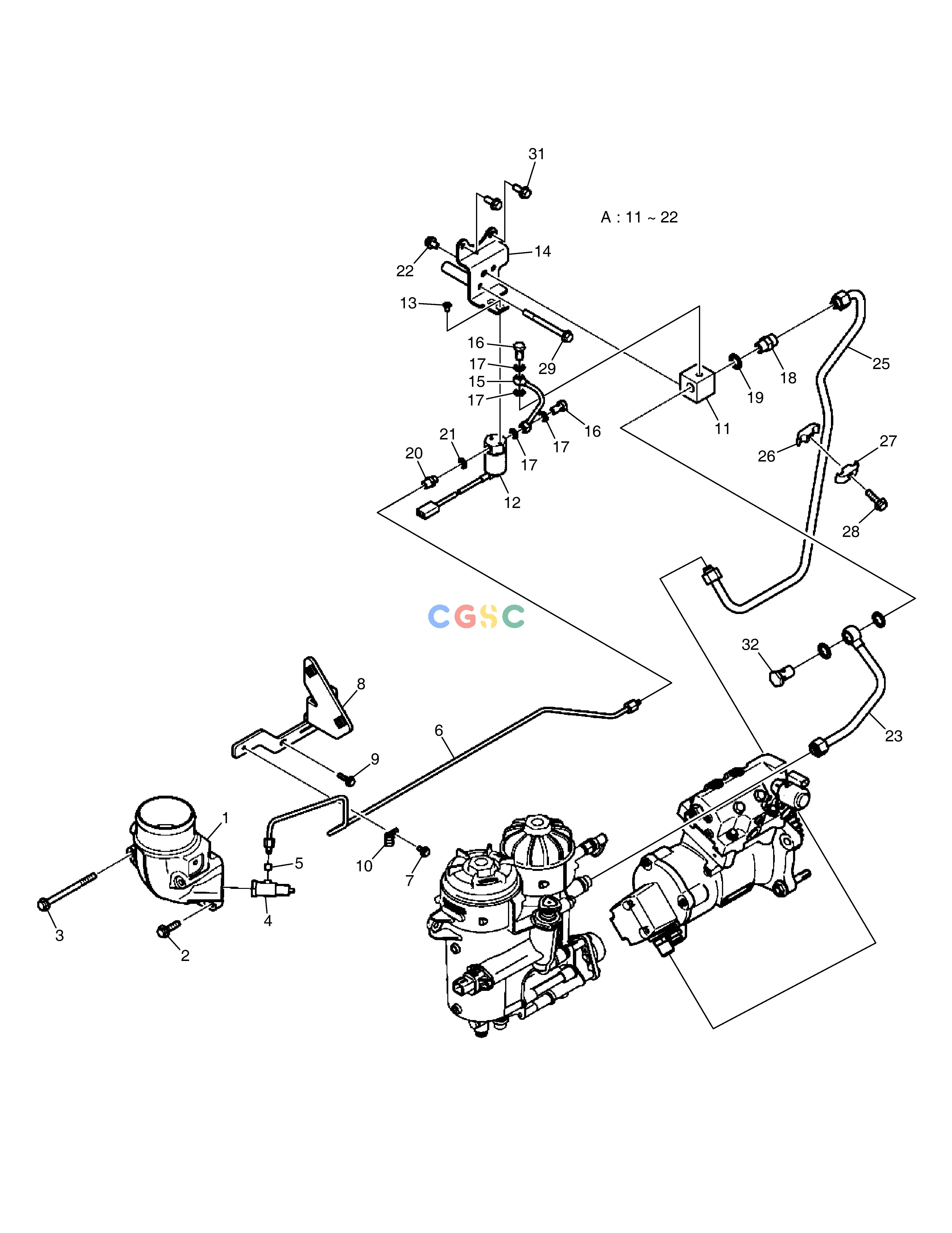 斗山零件查询PLAME START DX340LC-5 / DX350LC-5(S/N:10001~10049) Doosan parts catalog online