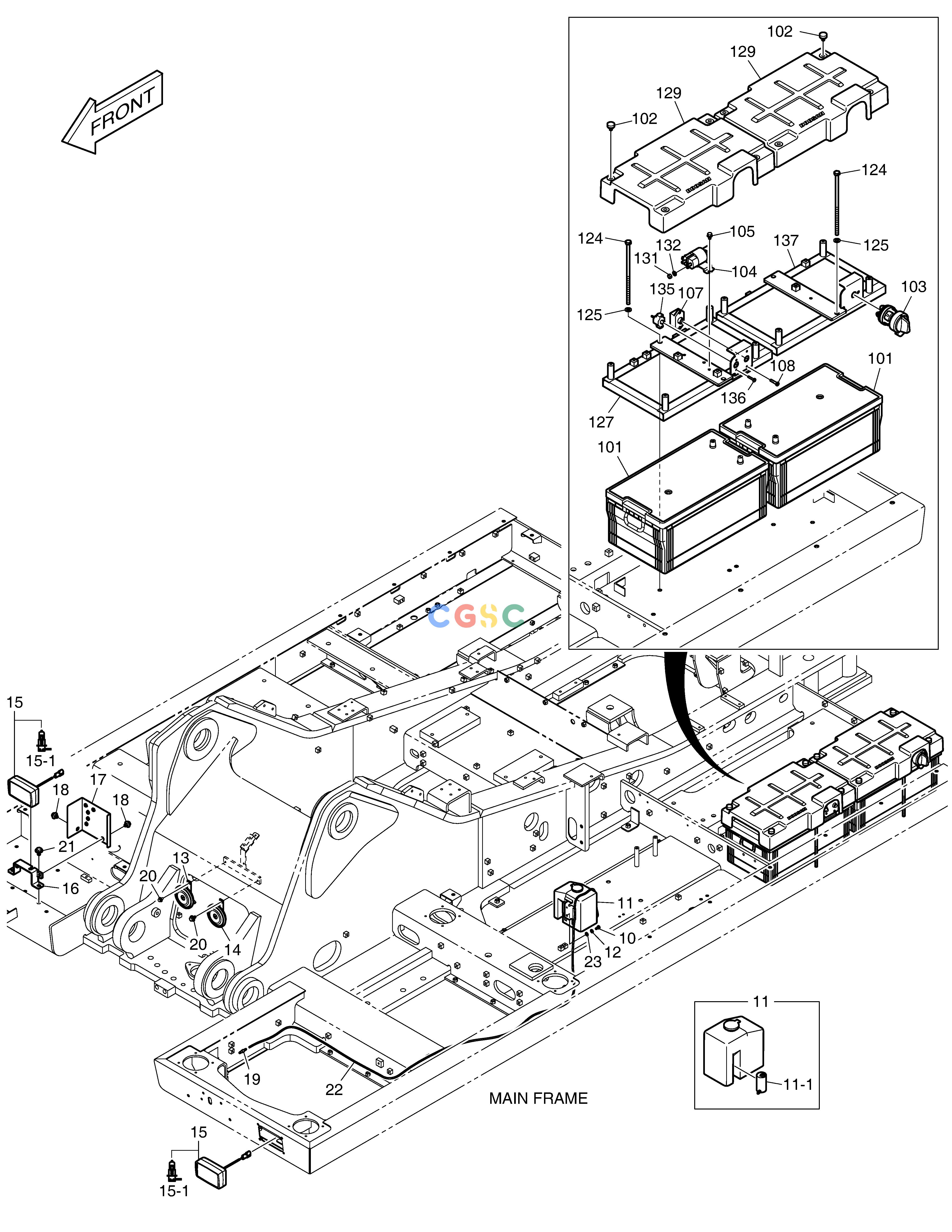 斗山零件查询ELECTRIC PARTS - RELATED DX340LC-5 / DX350LC-5(S/N:10001~10049) Doosan parts catalog online