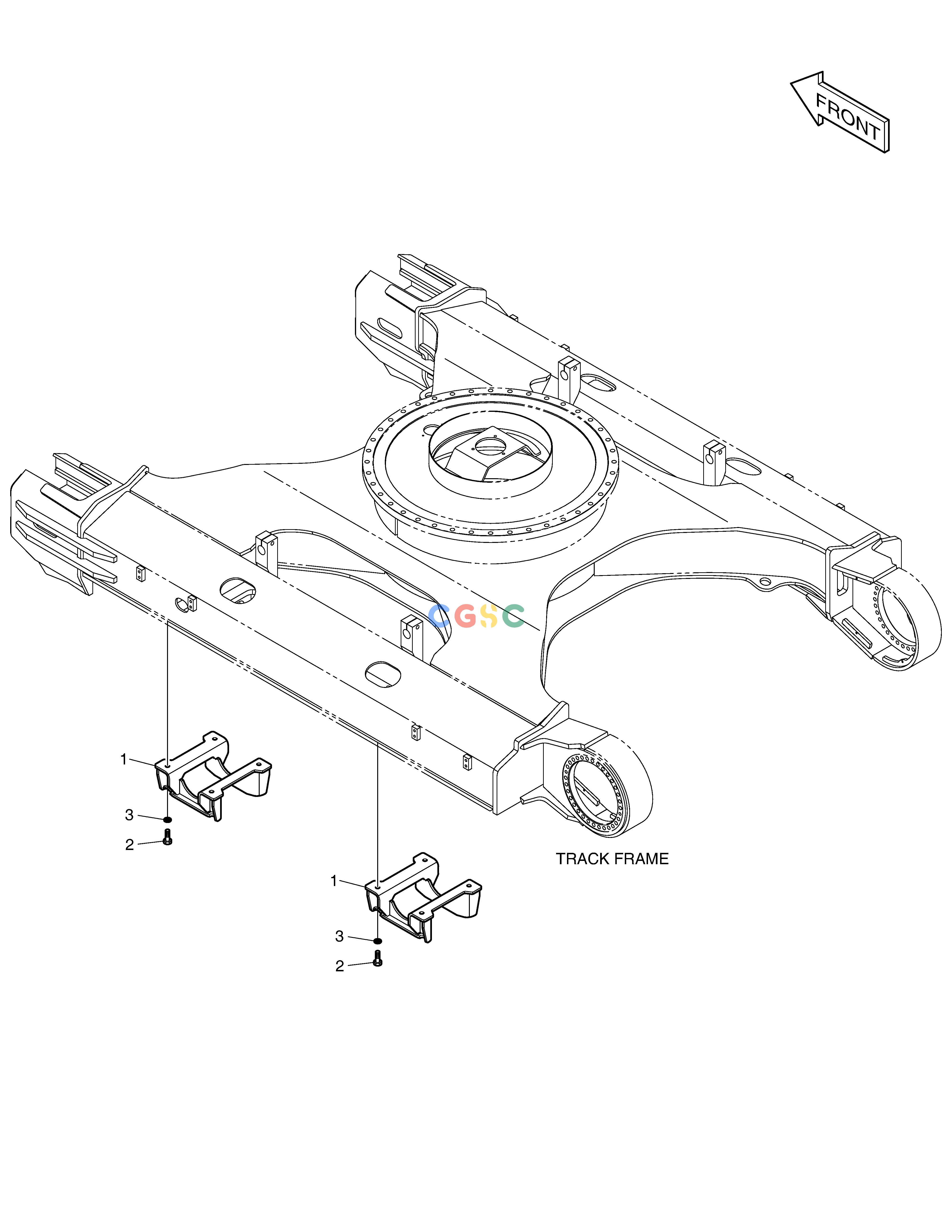 斗山零件查询TRACK GUARD DX340LC-5 / DX350LC-5(S/N:10001~10049) Doosan parts catalog online