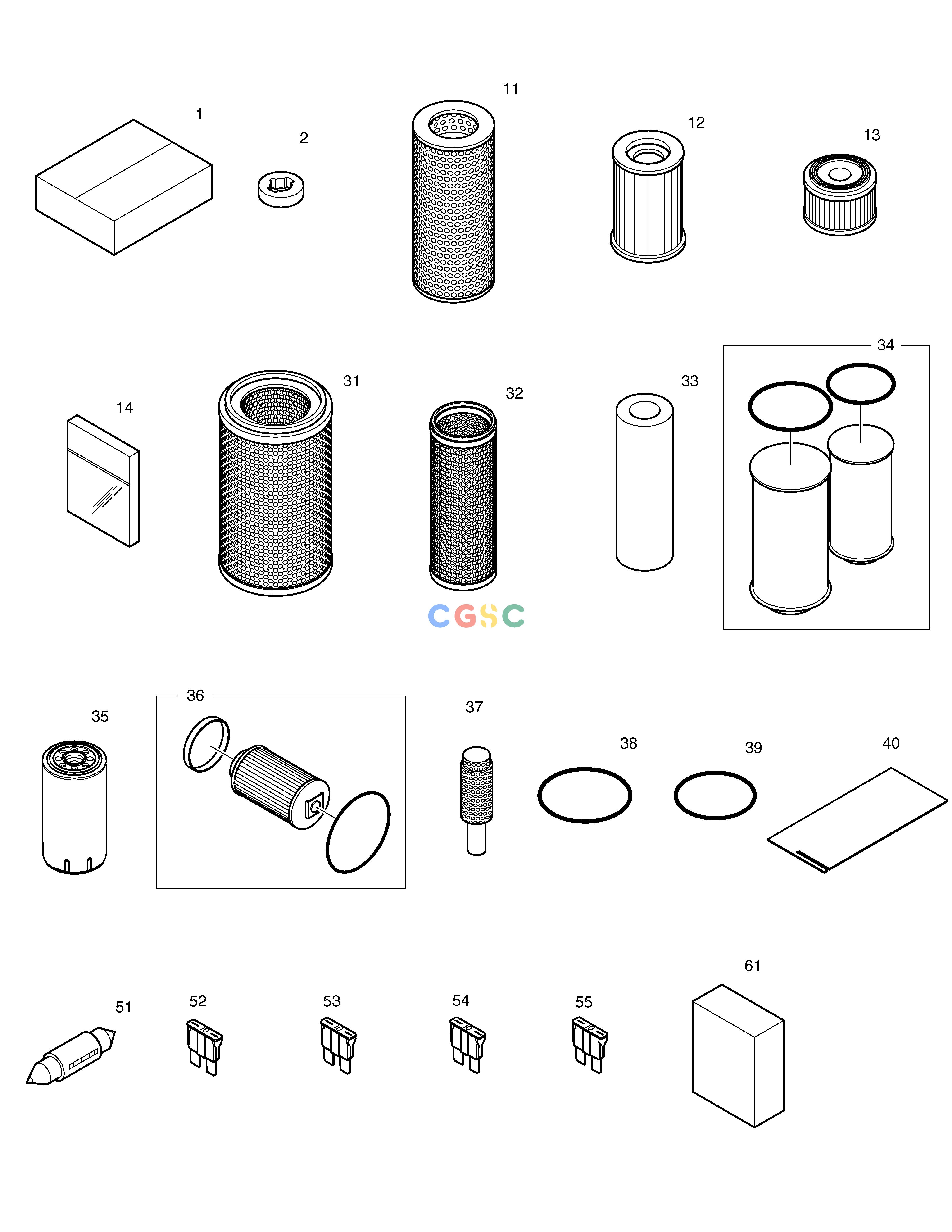 斗山零件查询SPARE PARTS DX340LC-5 / DX350LC-5(S/N:10001~10049) Doosan parts catalog online
