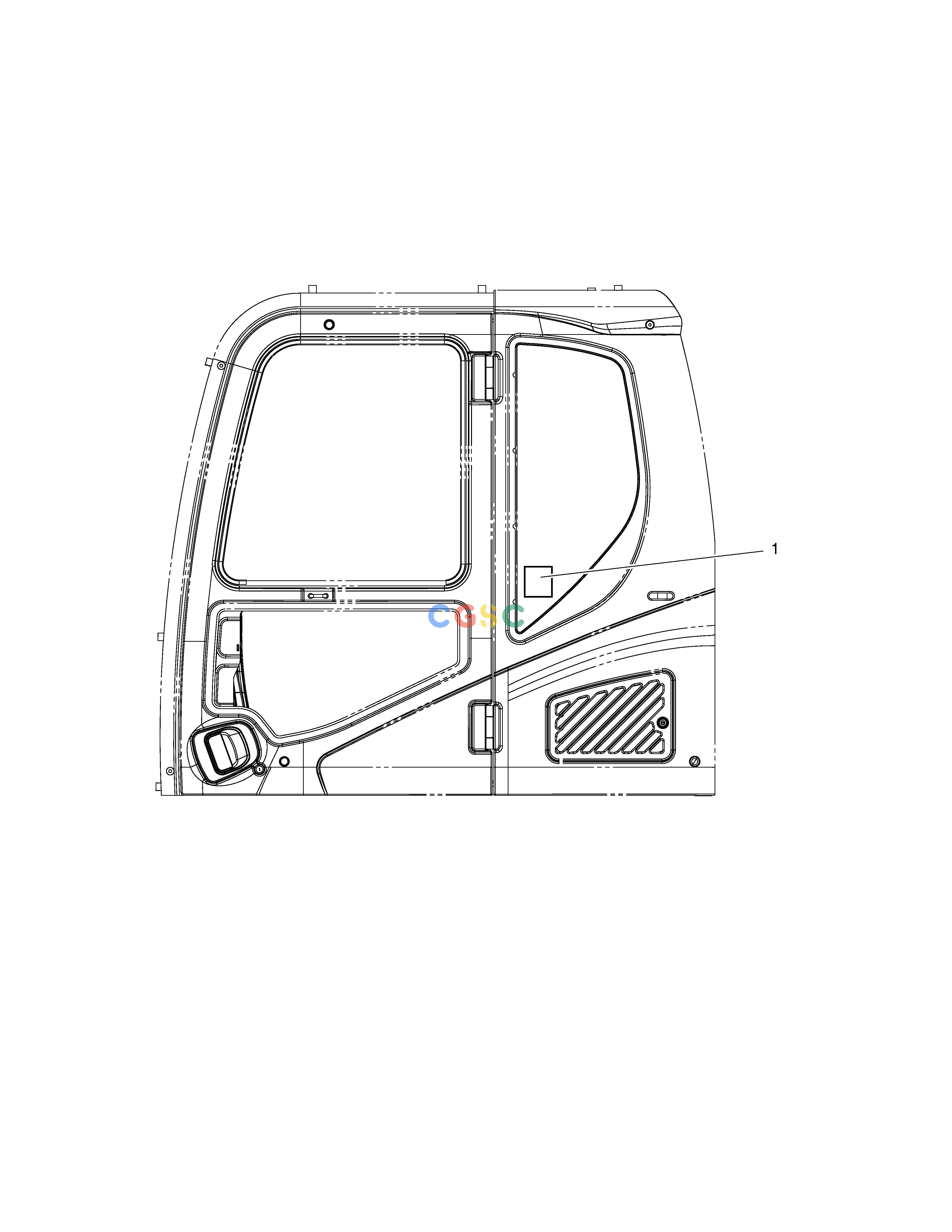 斗山零件查询DECAL - SOUND DX340LC-5 / DX350LC-5(S/N:10001~10049) Doosan parts catalog online