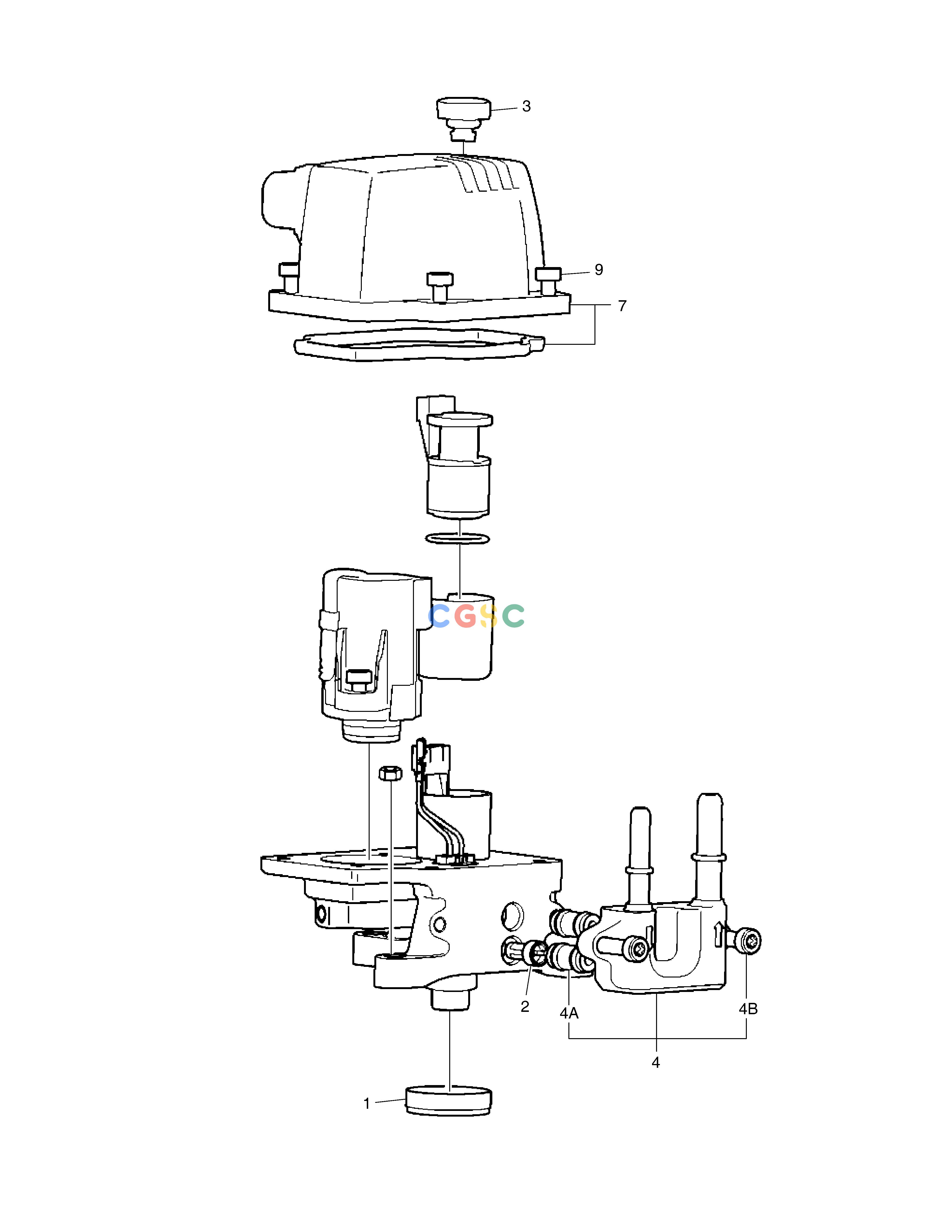 斗山零件查询REDUCTANT DOSER - SCR DX490LC-5(S/N:10001~10011) Doosan parts catalog online