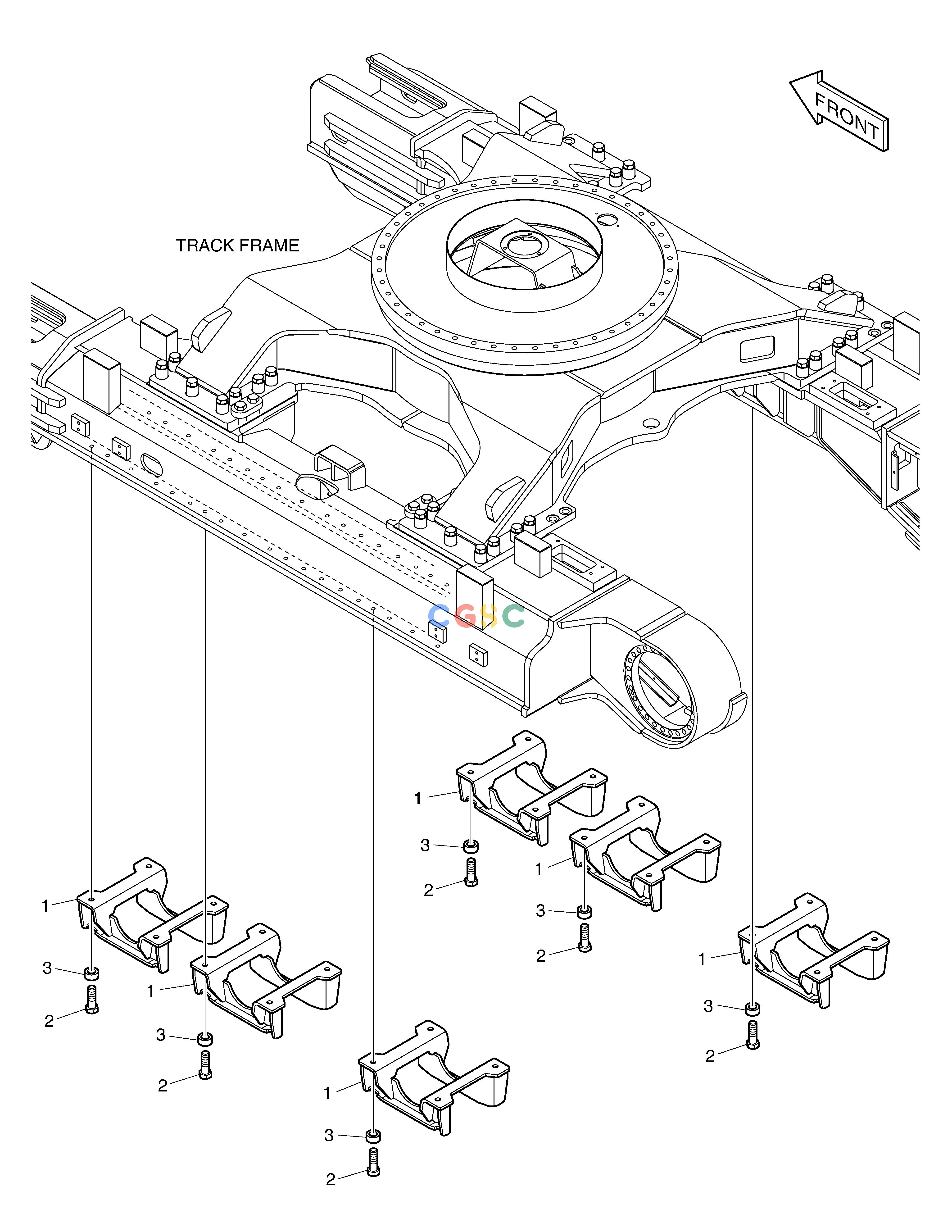 斗山零件查询TRACK GUARD DX490LC-5(S/N:10001~10011) Doosan parts catalog online