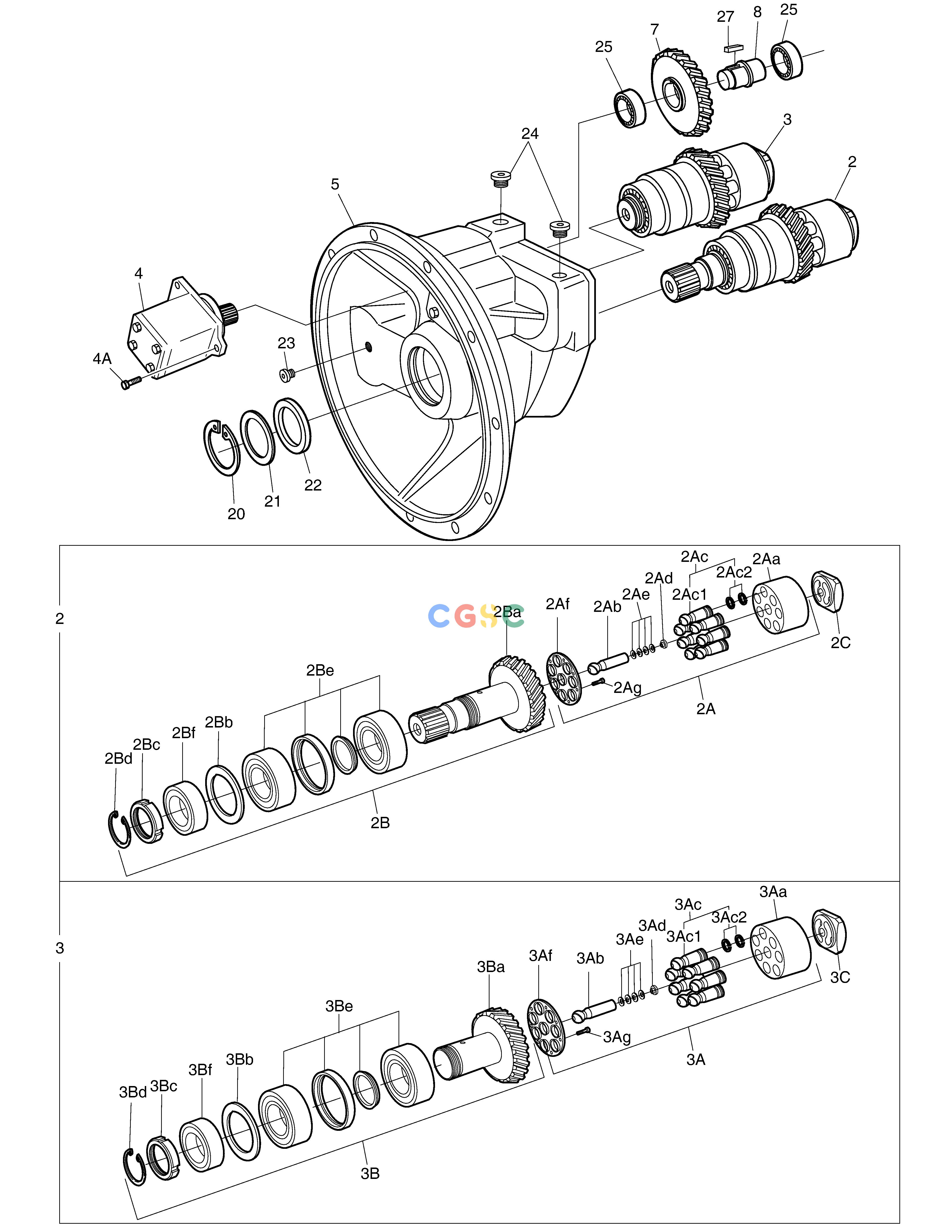 斗山零件查询MAIN PUMP - PUMP DX490LC-5(S/N:10001~10011) Doosan parts catalog online