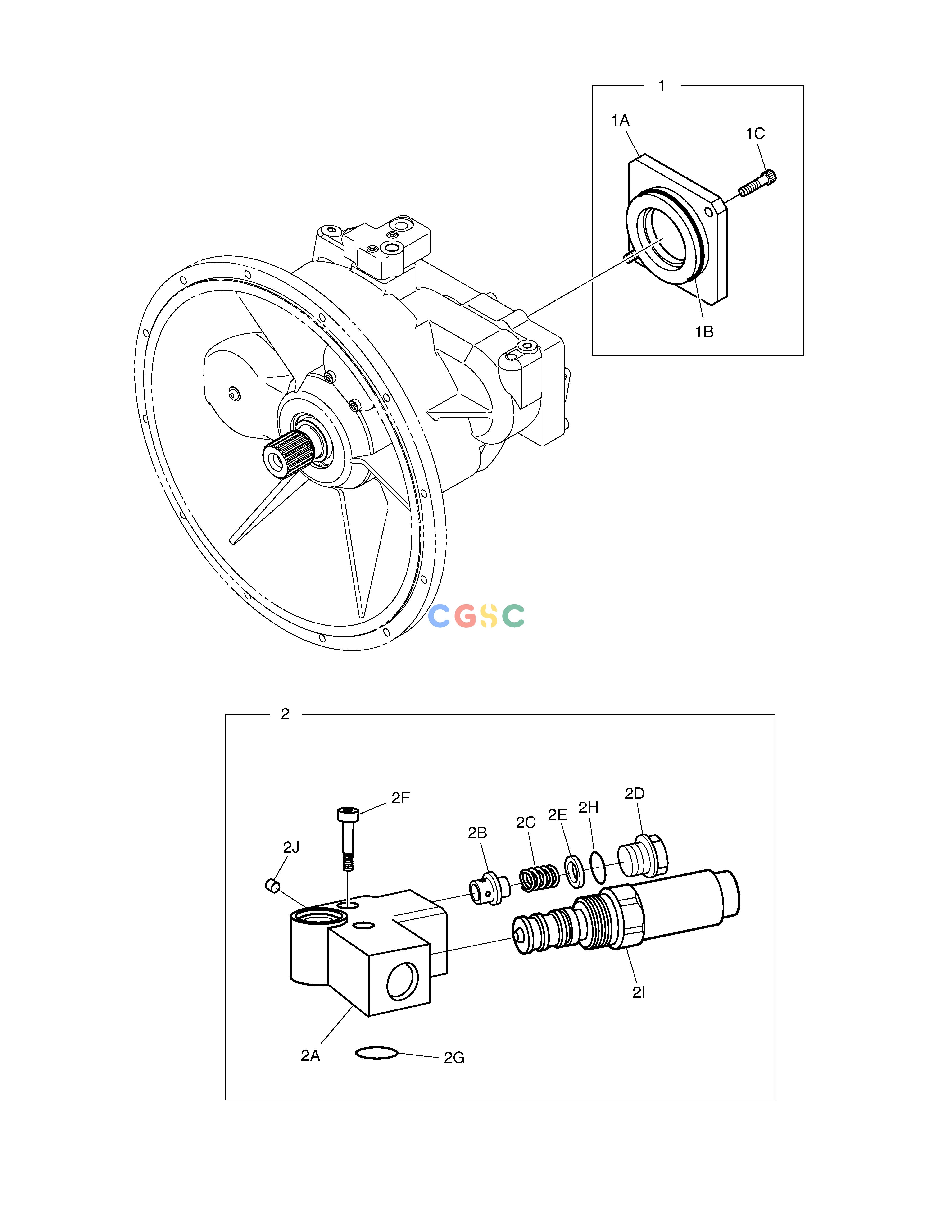 斗山零件查询MAIN PUMP - E.P.P.R VALVE DX490LC-5(S/N:10001~10011) Doosan parts catalog online