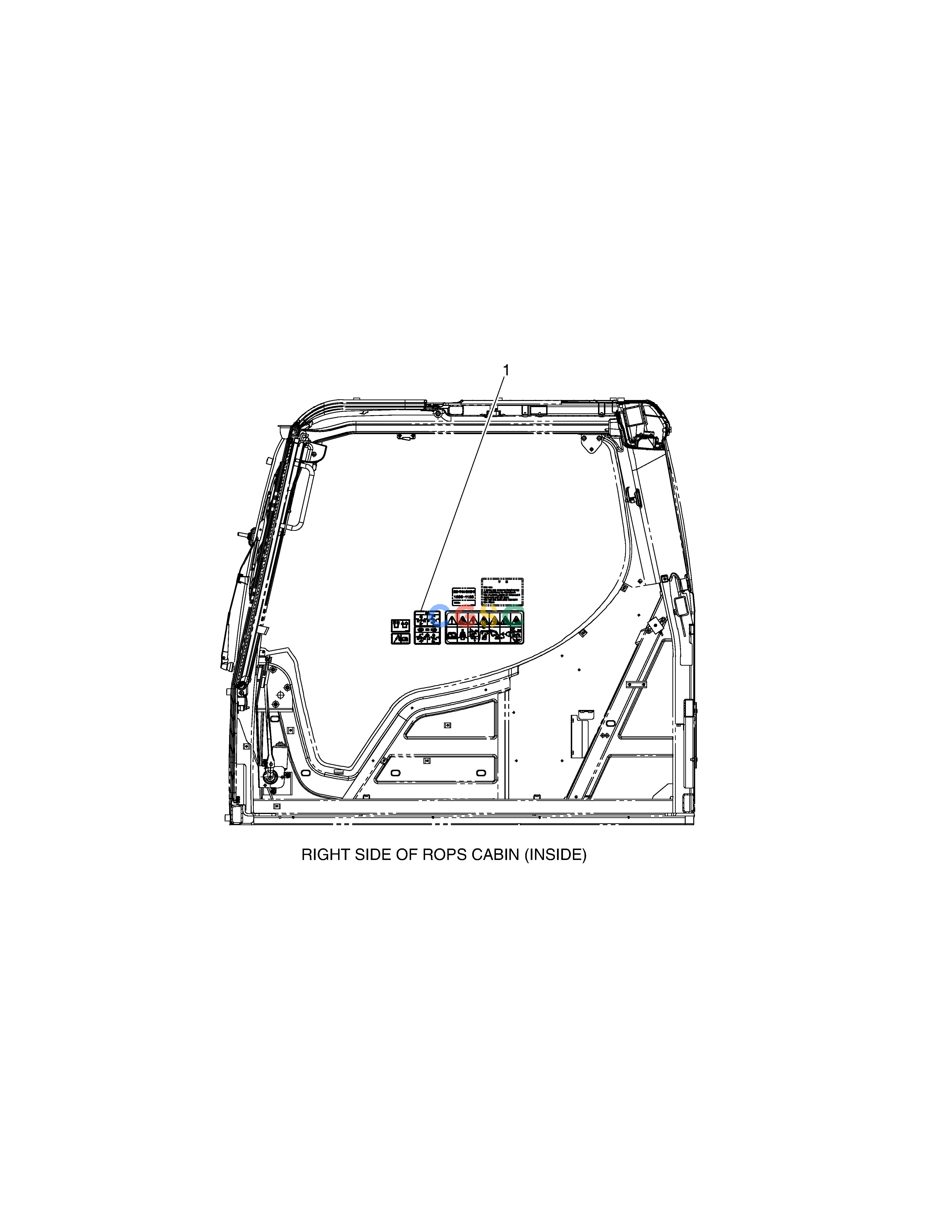 斗山零件查询DECAL - PATTERN CHANGE DX490LC-5(S/N:10001~10011) Doosan parts catalog online