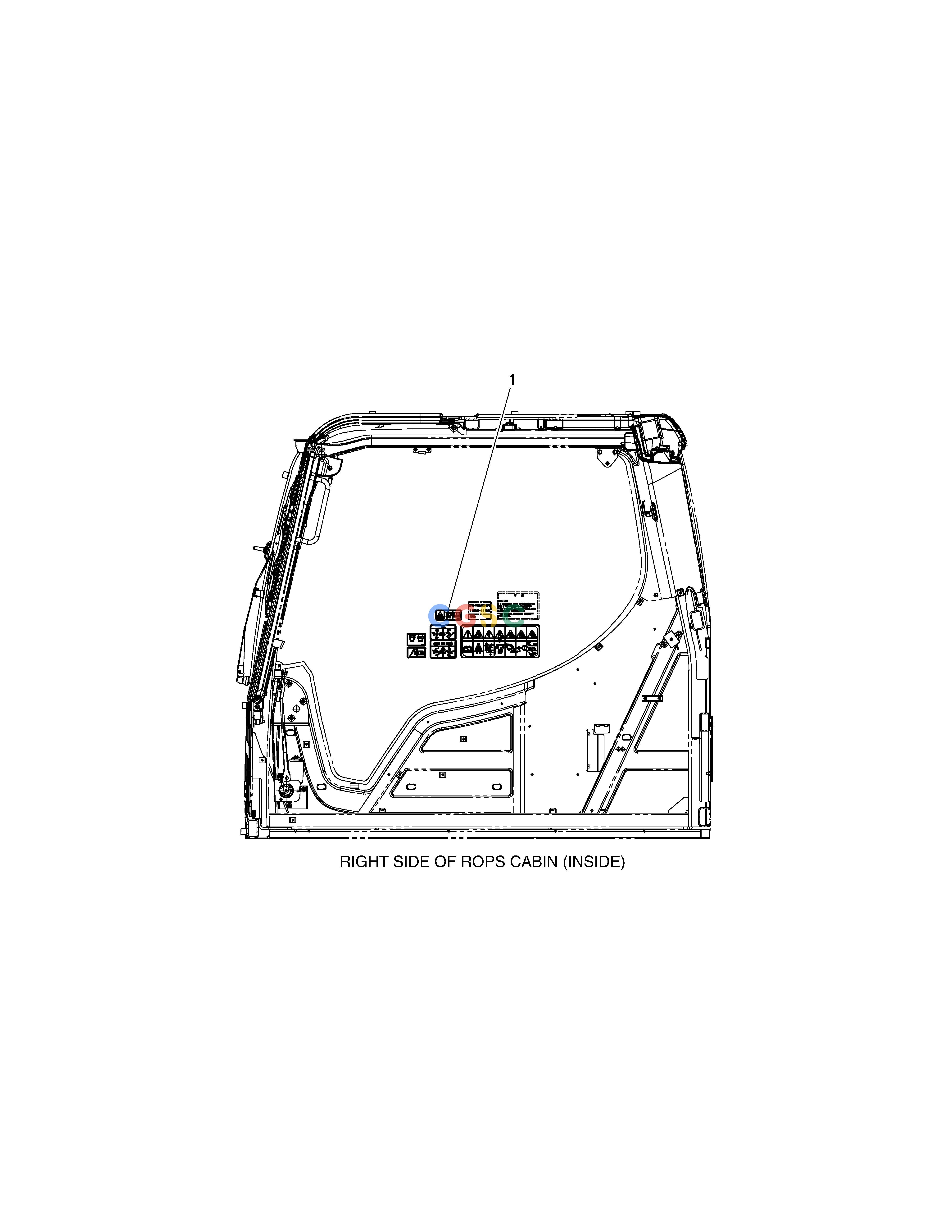 斗山零件查询DECAL - BOOM FLOATING DX490LC-5(S/N:10001~10011) Doosan parts catalog online