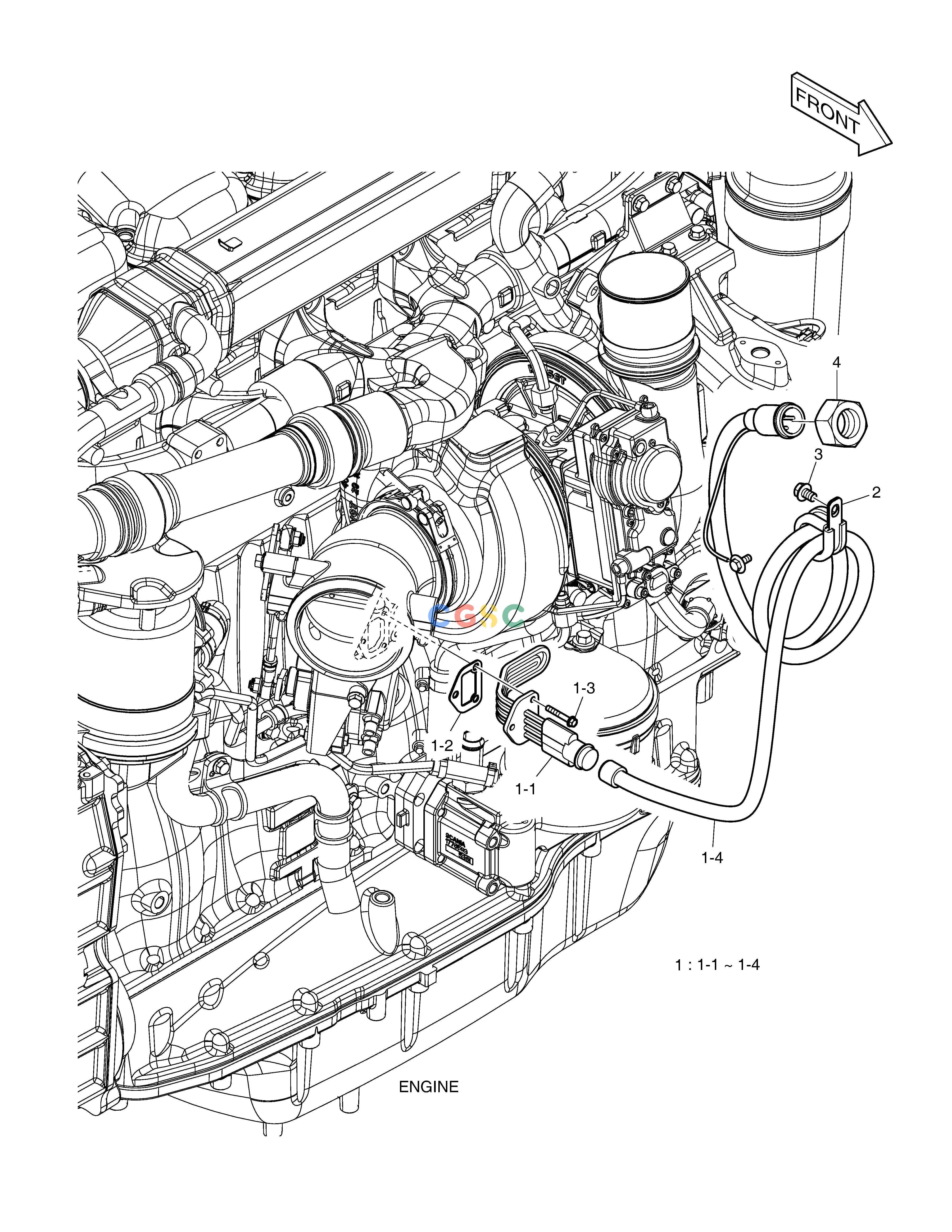 斗山零件查询HEATER KIT(230V) DX490LC-5(S/N:10001~10011) Doosan parts catalog online