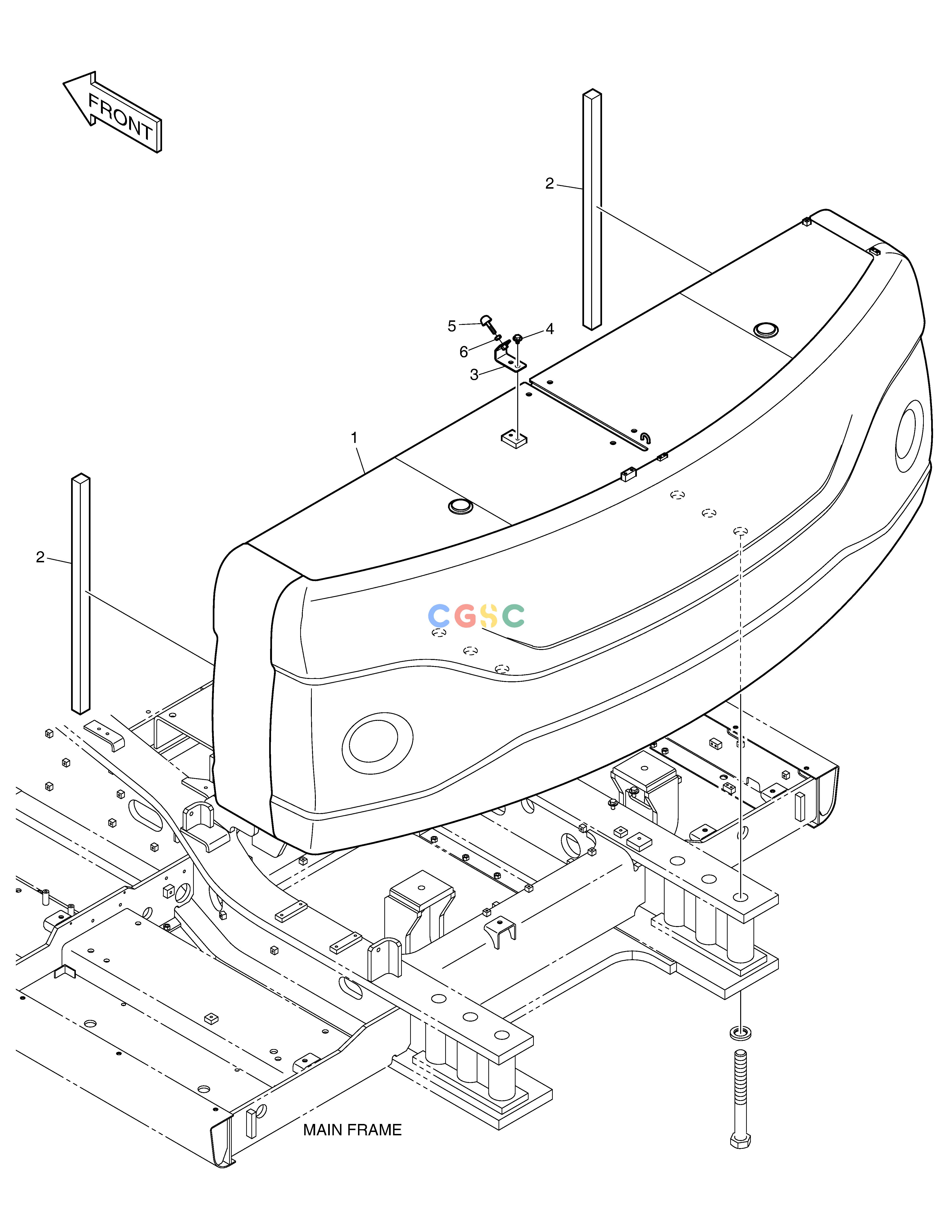 斗山零件查询COUNTER WEIGHT - 8.2TON DX420LC-5(S/N:10001~10010) Doosan parts catalog online