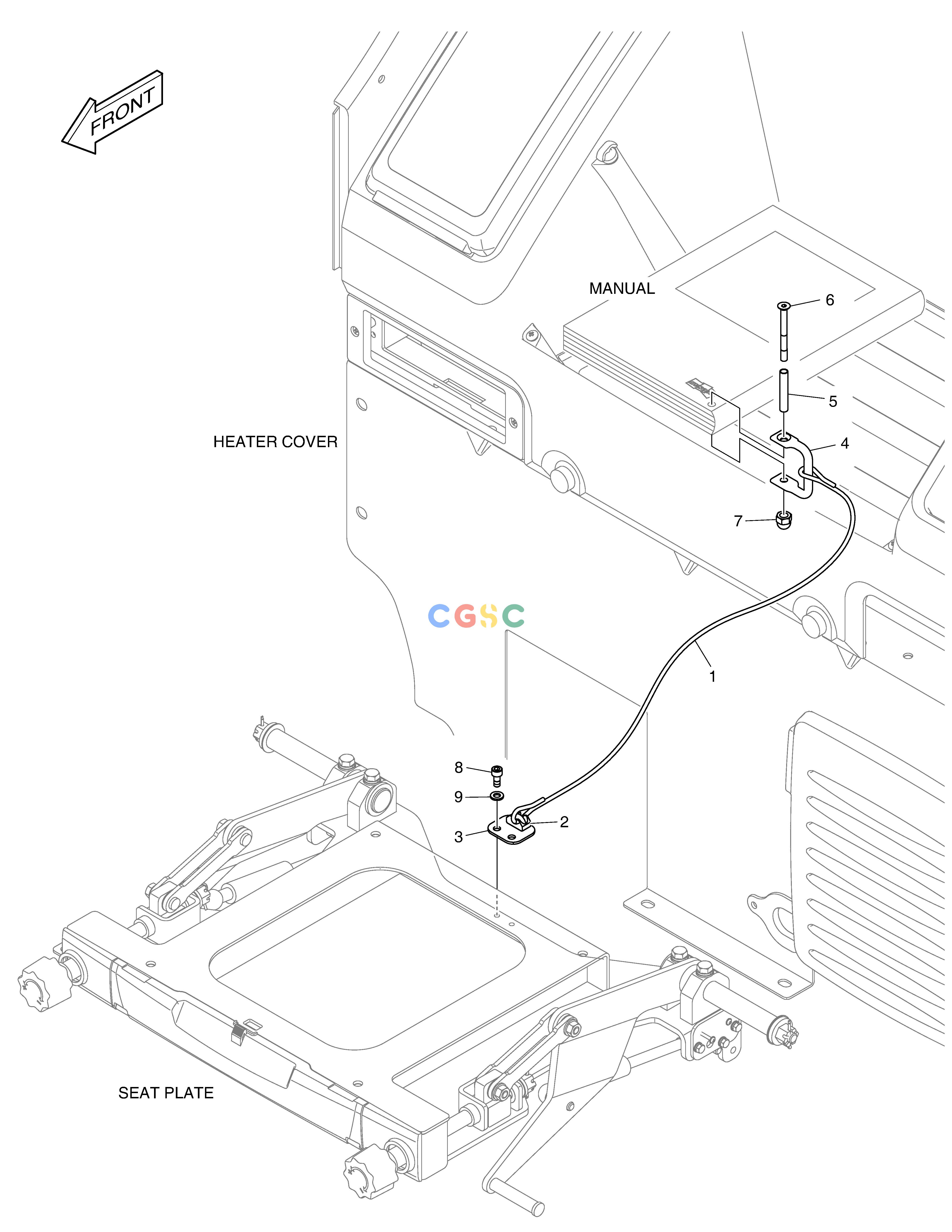 斗山零件查询CABLE - OPERATION MANUAL DX420LC-5(S/N:10001~10010) Doosan parts catalog online