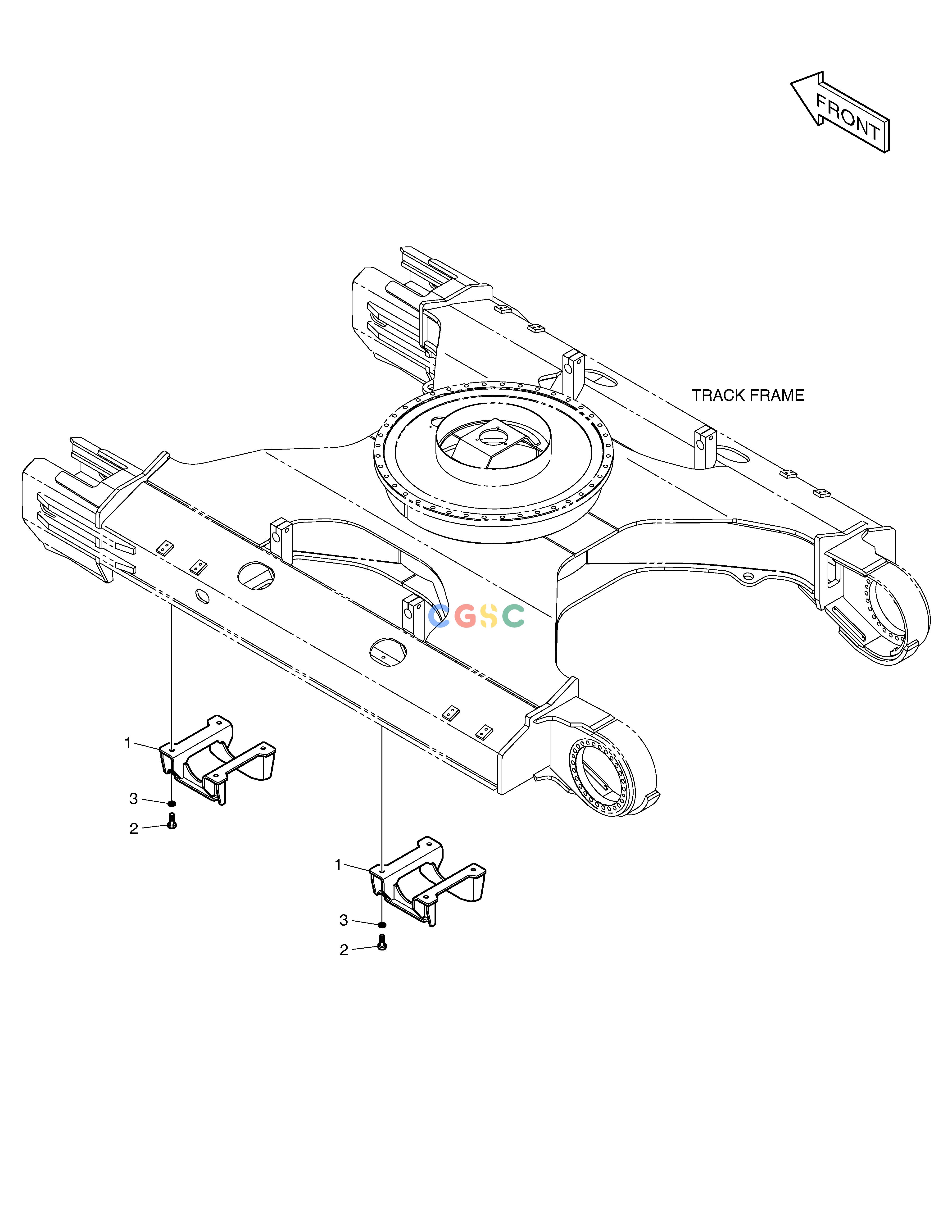 斗山零件查询TRACK GUARD DX420LC-5(S/N:10001~10010) Doosan parts catalog online