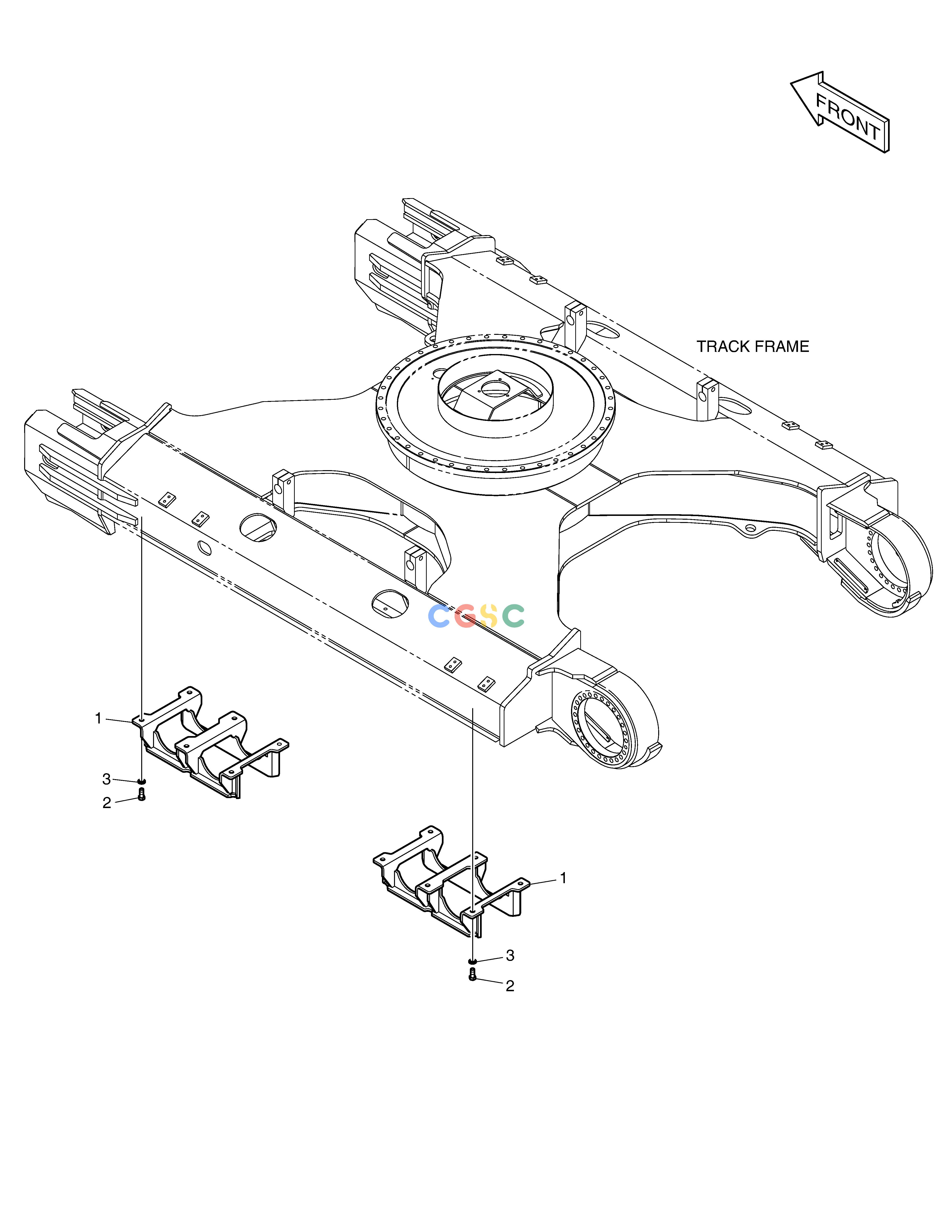 斗山零件查询TRACK GUARD - DOUBLE DX420LC-5(S/N:10001~10010) Doosan parts catalog online