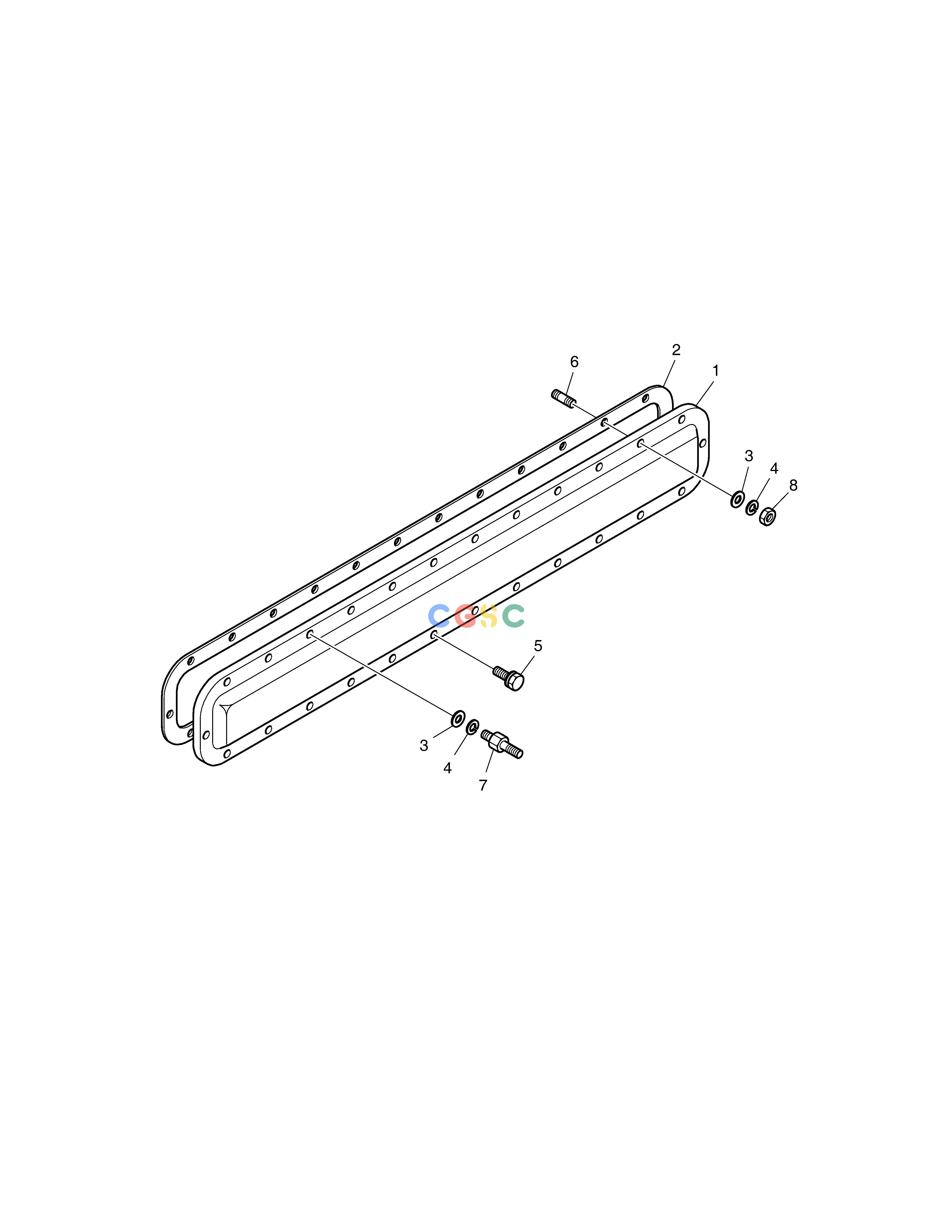 斗山零件查询WATER CHAMBER SD310 Doosan parts catalog online