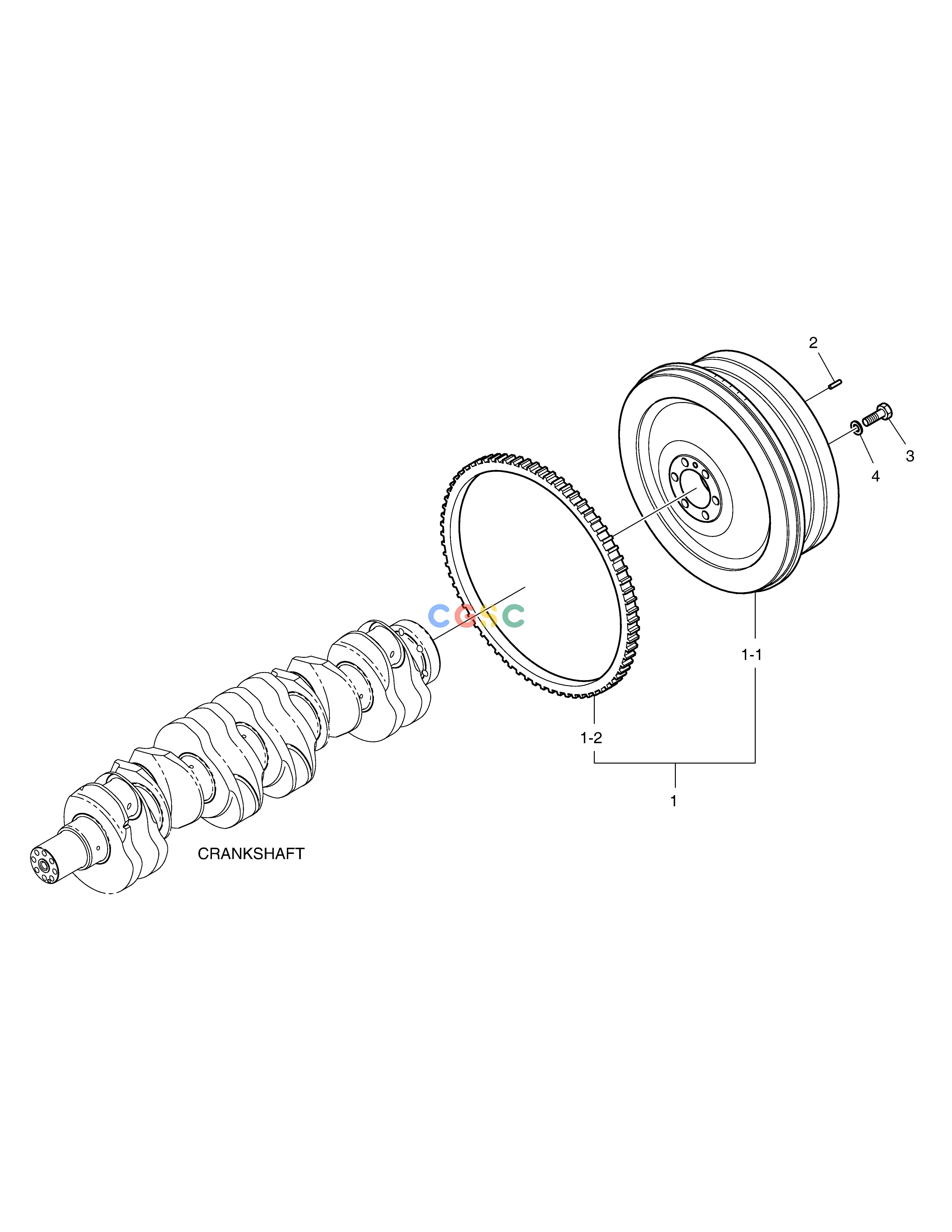 斗山零件查询FLYWHEEL SD310 Doosan parts catalog online
