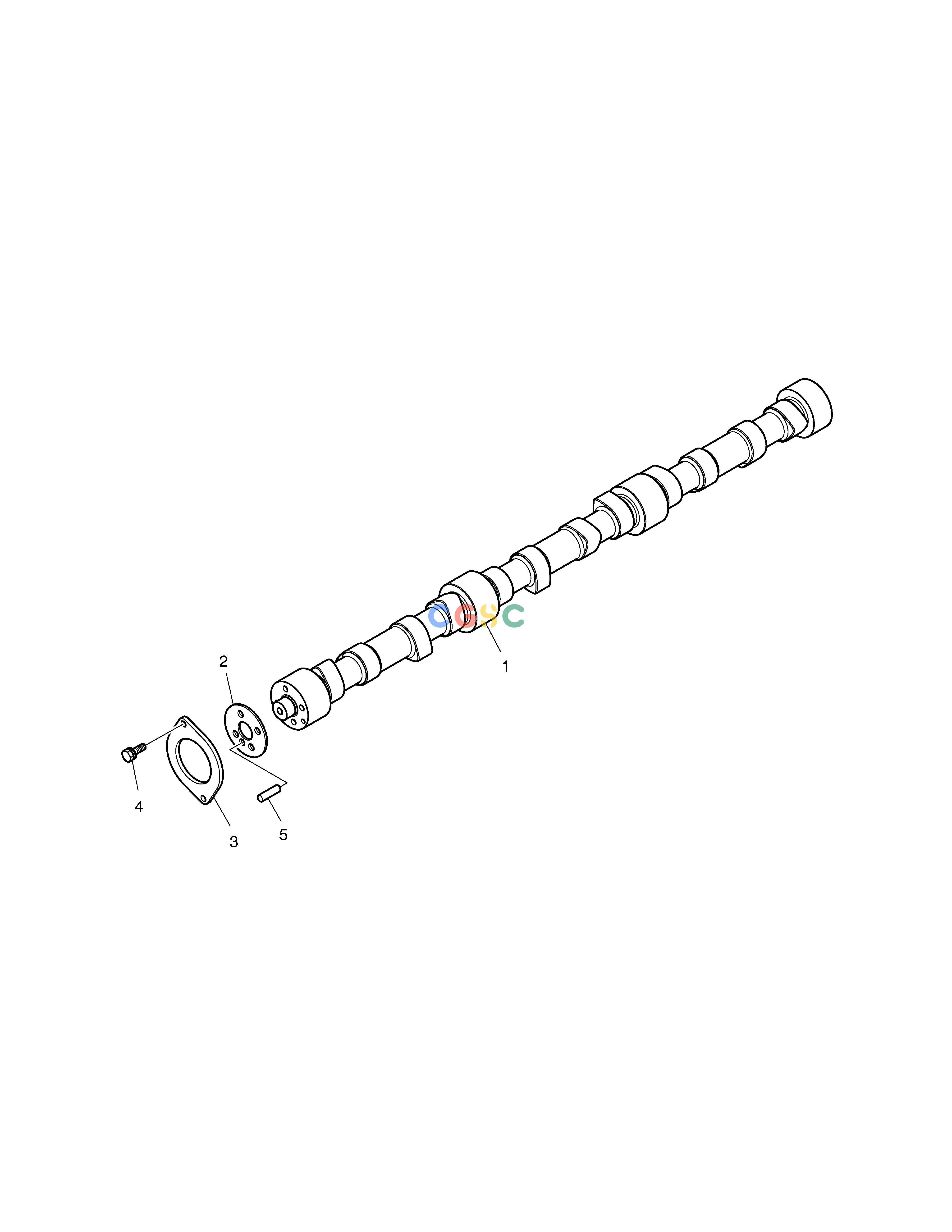 斗山零件查询CAM SHAFT SD310 Doosan parts catalog online