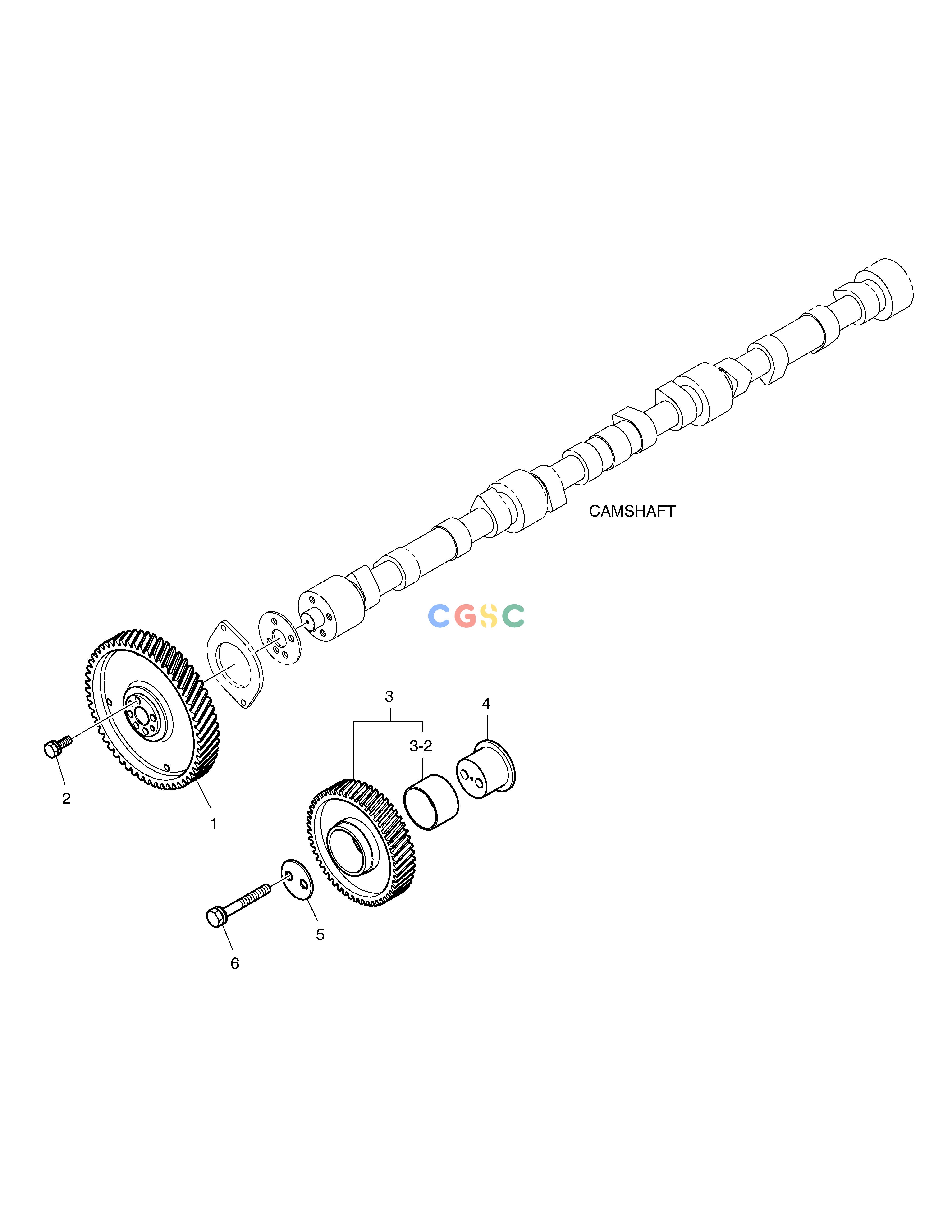 斗山零件查询CAMSHAFT DRIVE SD310 Doosan parts catalog online