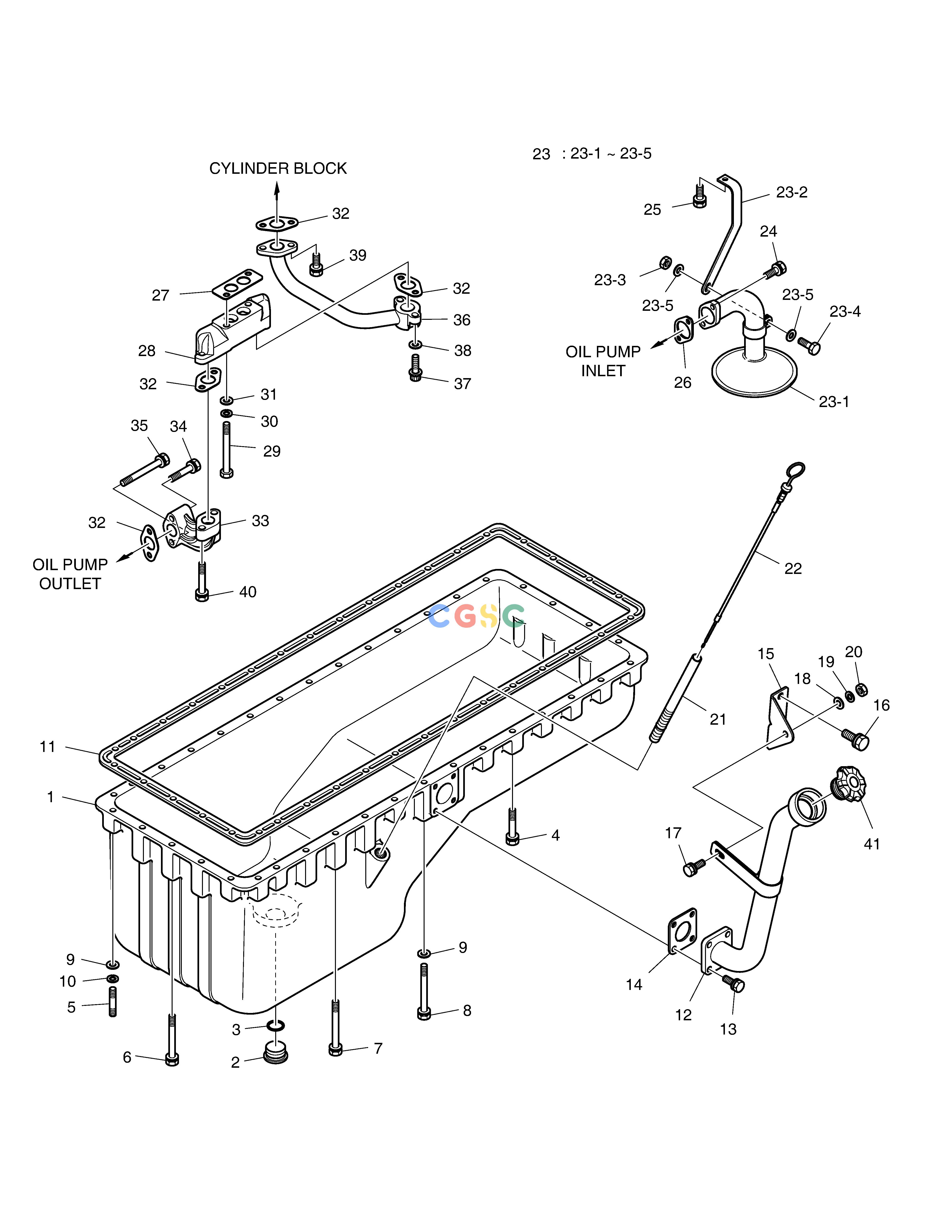 斗山零件查询OIL PAN SD310 Doosan parts catalog online