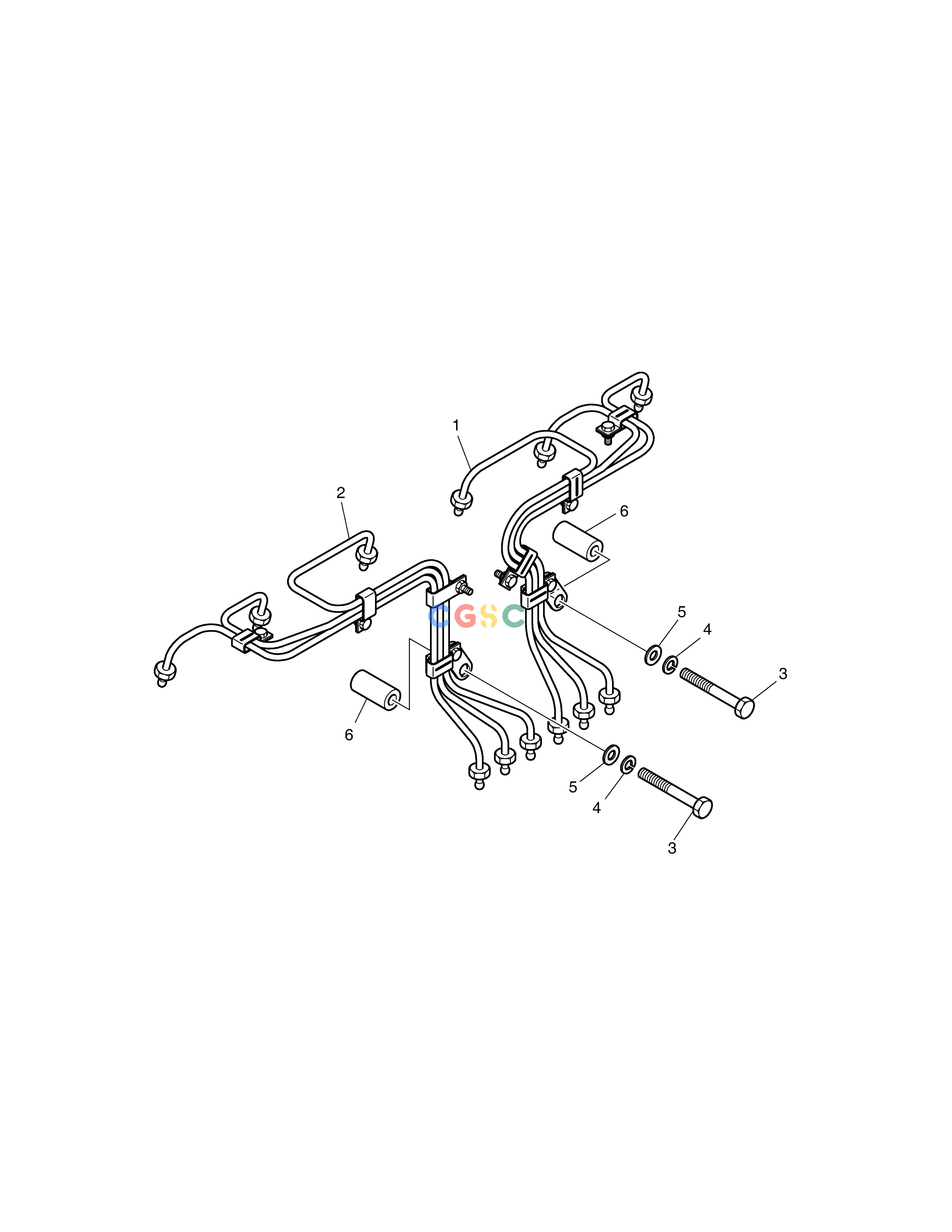 斗山零件查询INJECTION PIPE SD310 Doosan parts catalog online