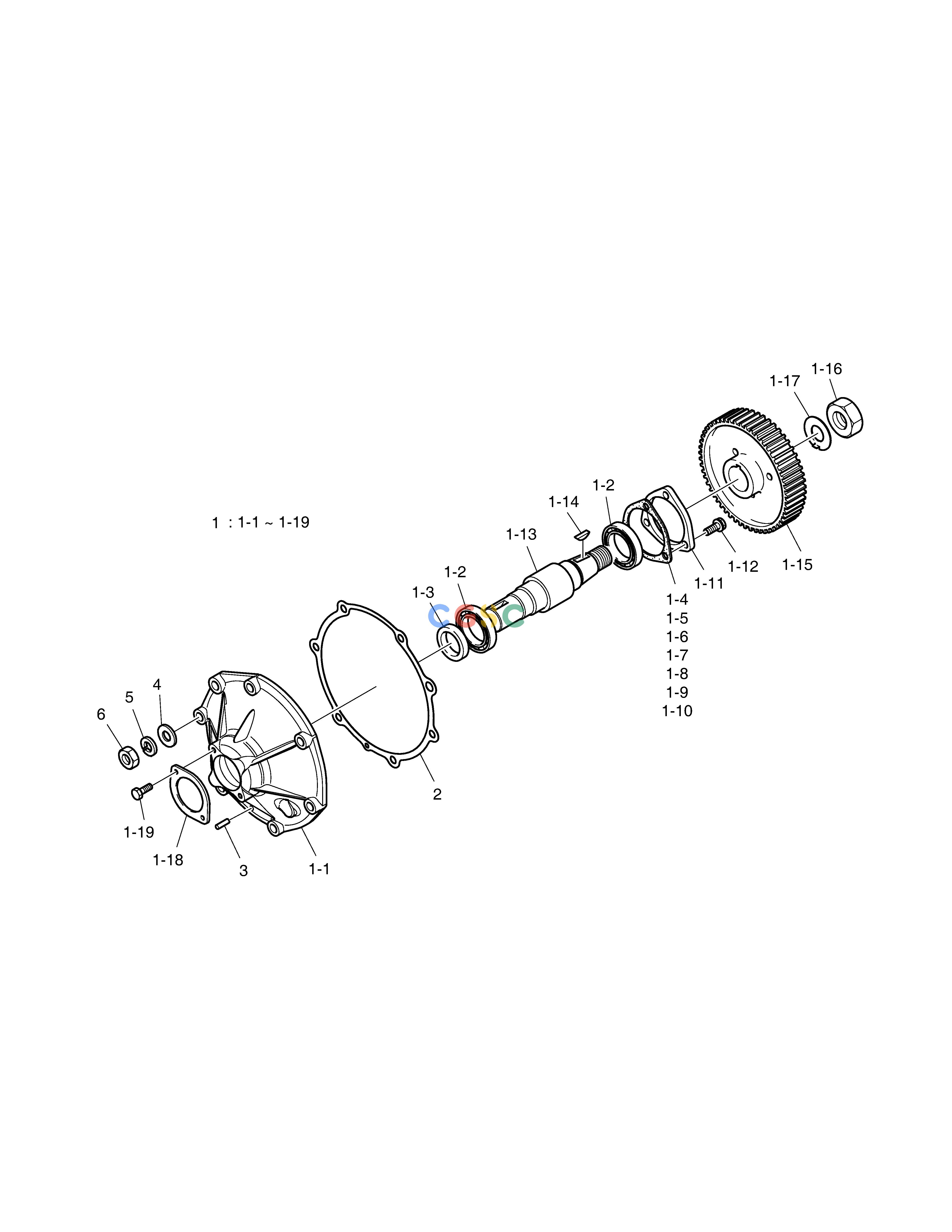 斗山零件查询INJECTION PUMP DRIVE SD310 Doosan parts catalog online