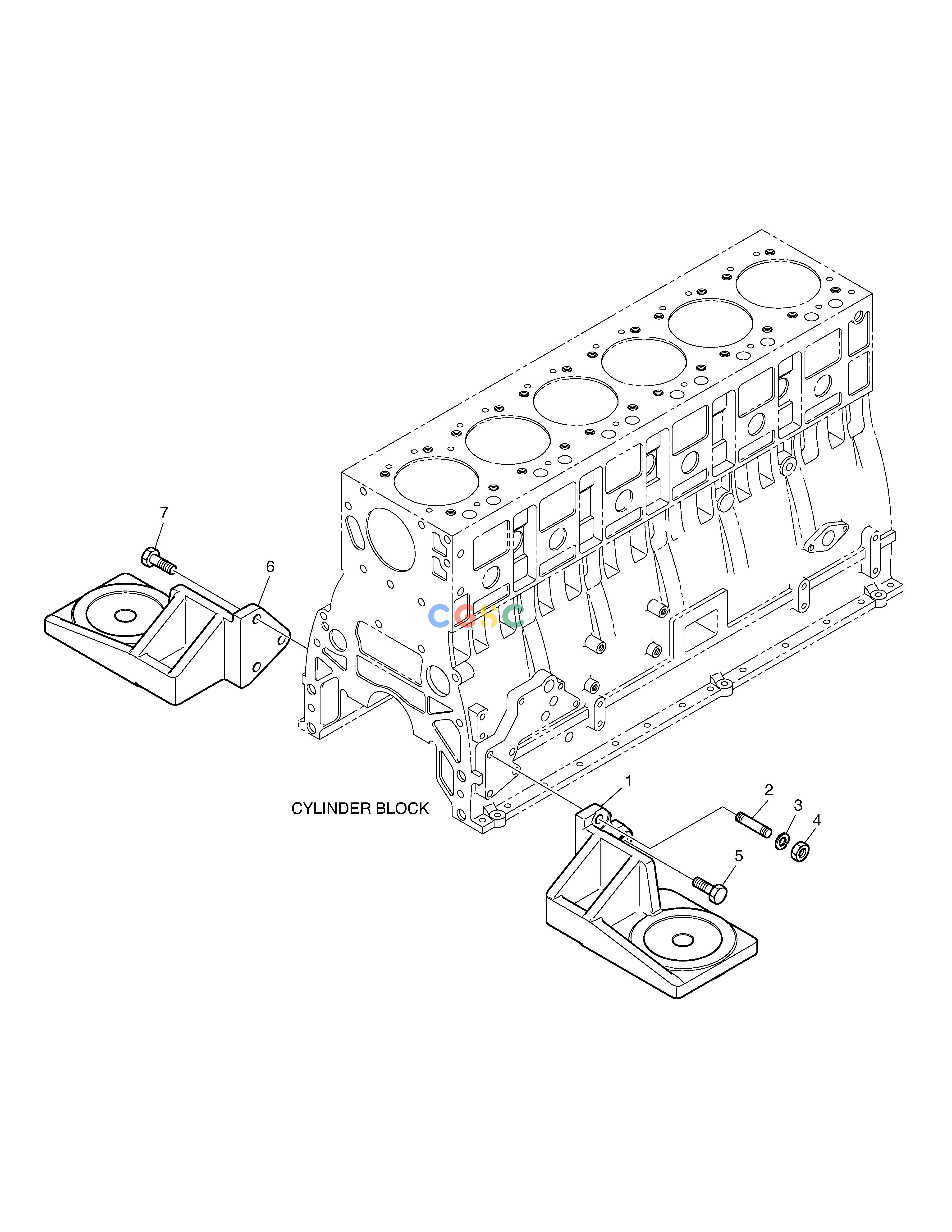 斗山零件查询ENGINE MOUNTING SD310 Doosan parts catalog online