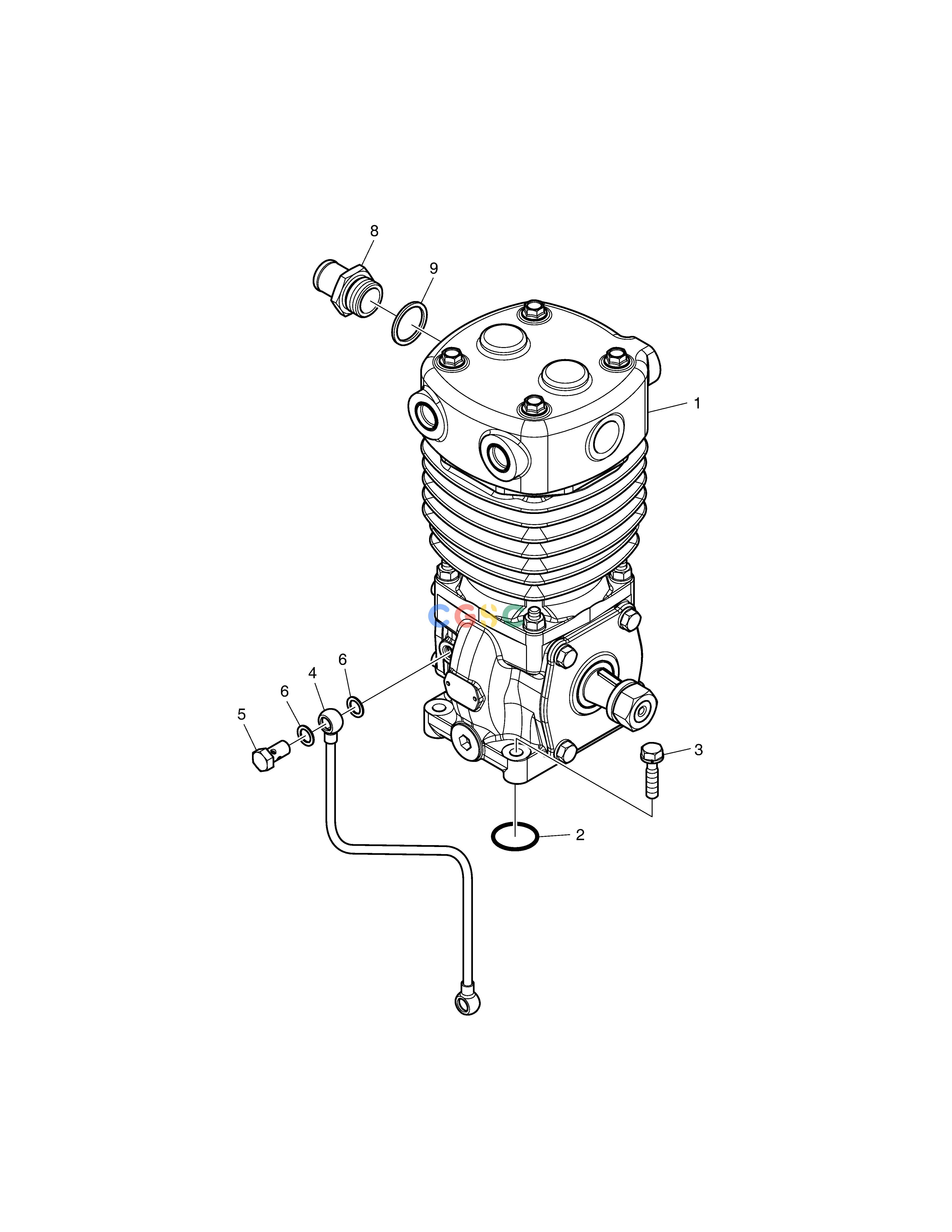 斗山零件查询AIR COMPRESSOR SD310 Doosan parts catalog online