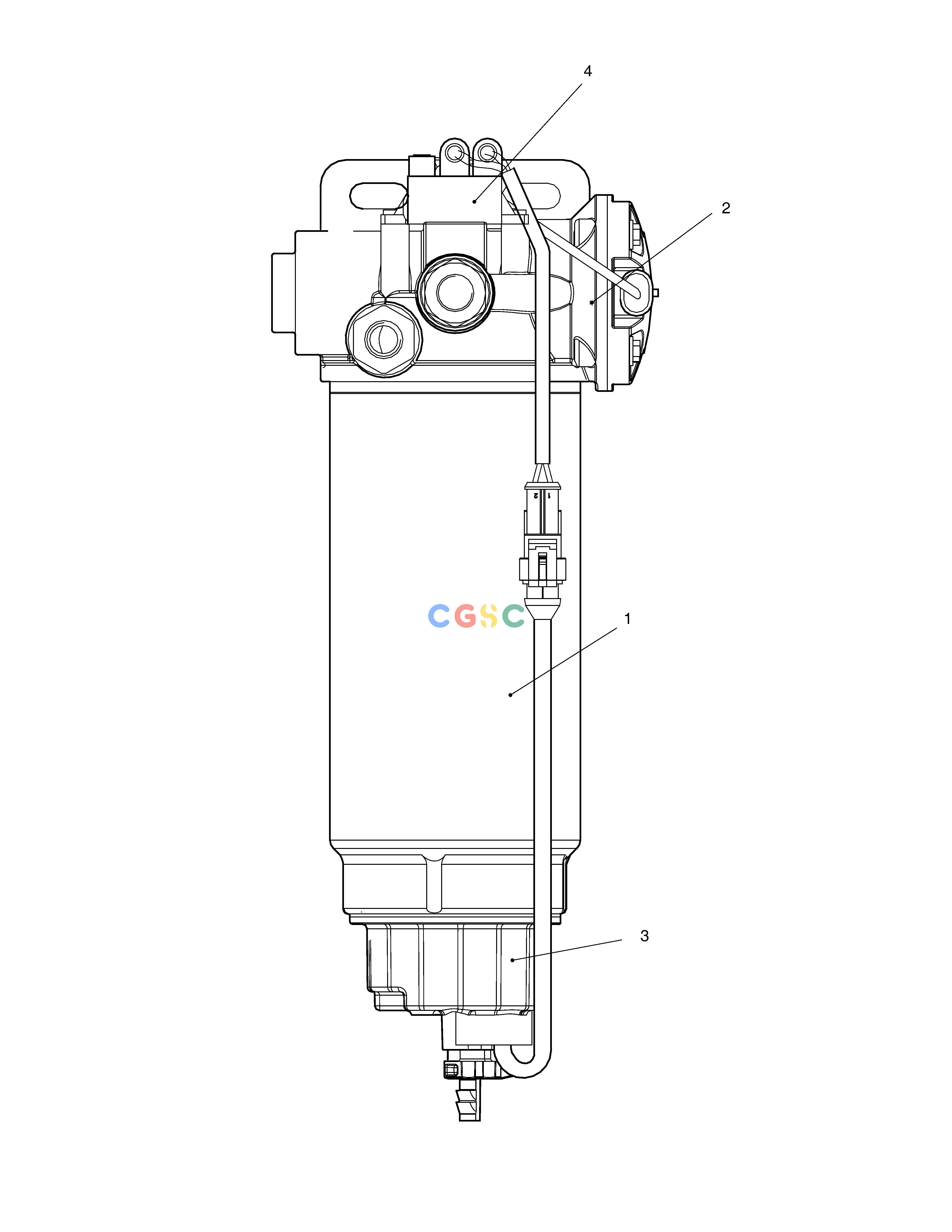 斗山零件查询FUEL ROUGH FILTER SD310 Doosan parts catalog online