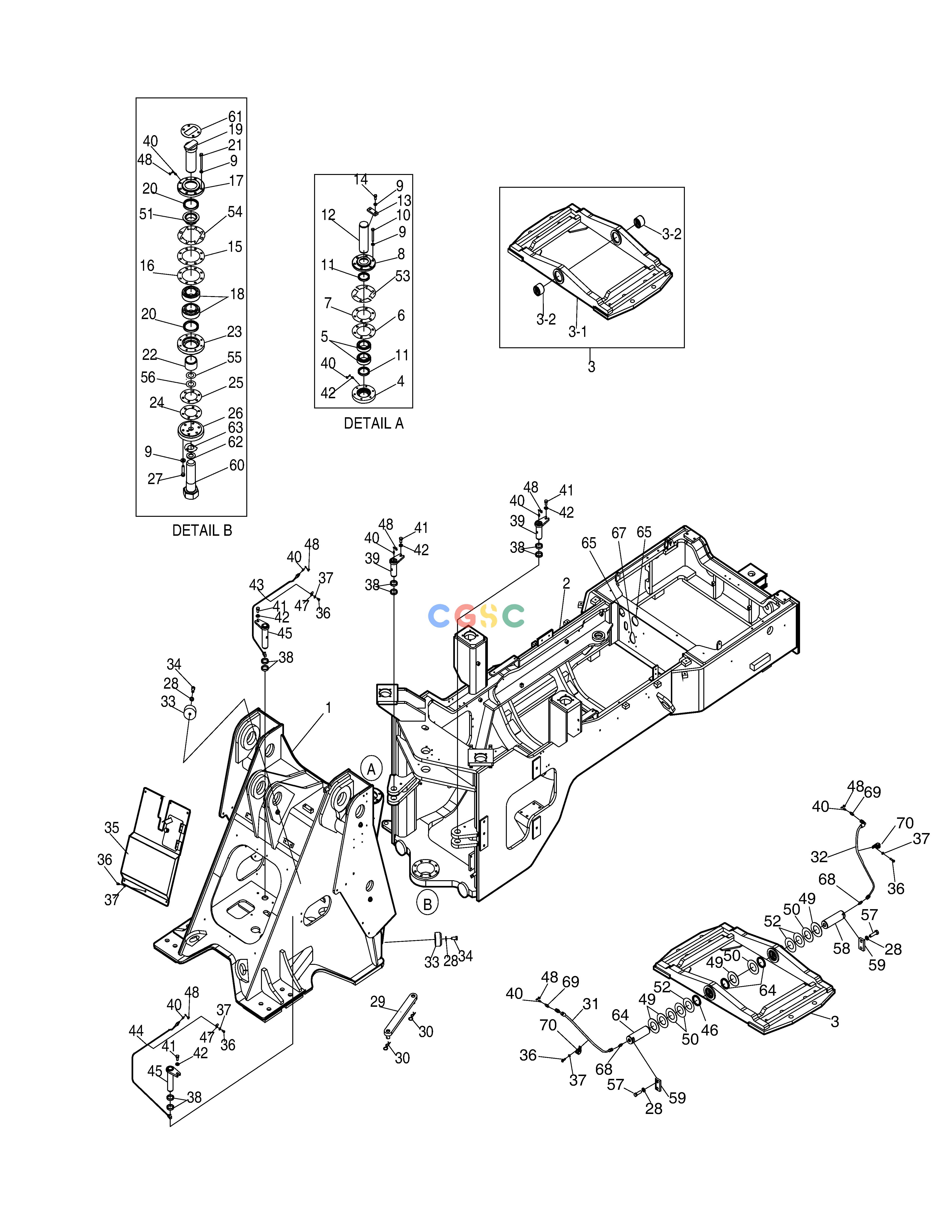 斗山零件查询FRAME SD310 Doosan parts catalog online