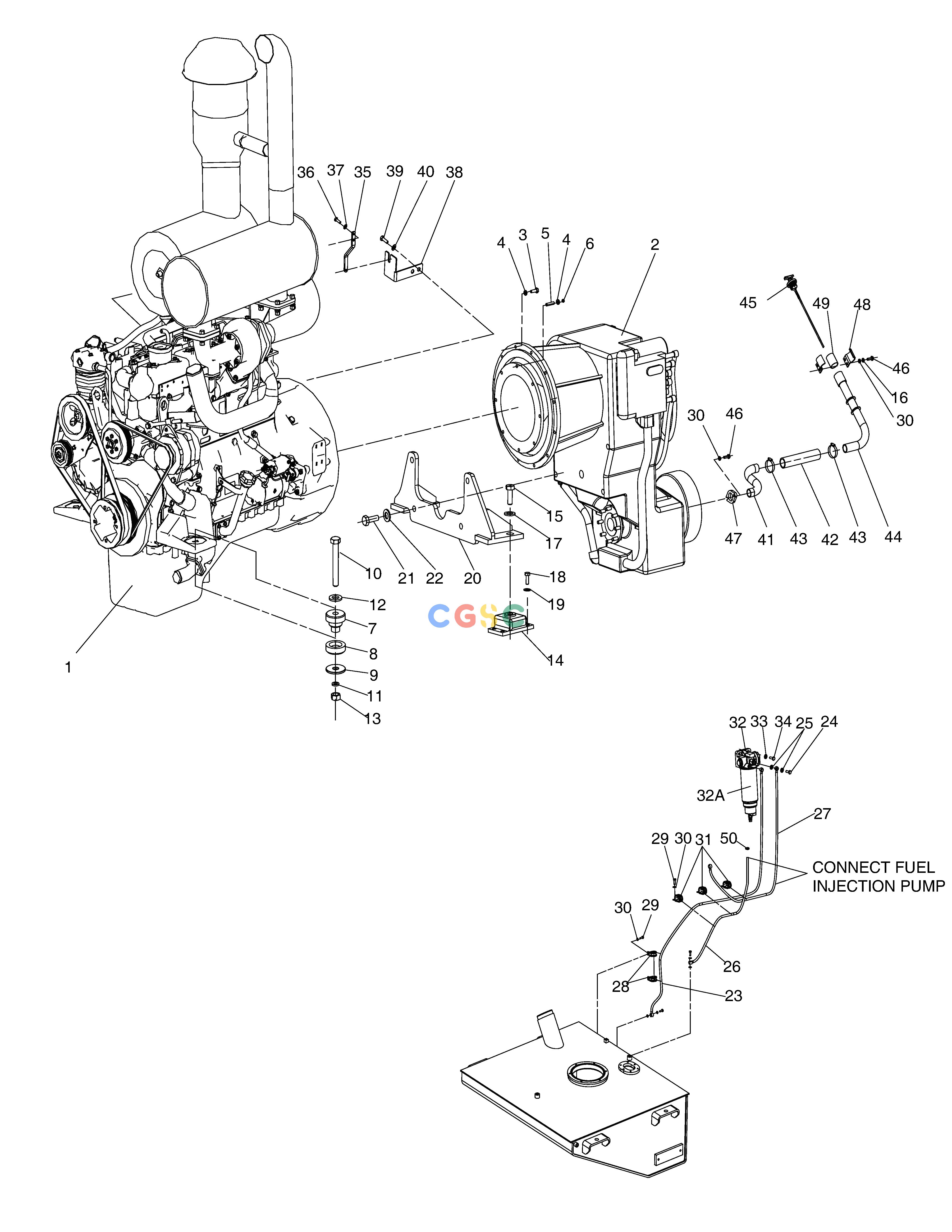 斗山零件查询ENGINE & TRANSMISSION ASS'Y-ZF T/M SD310 Doosan parts catalog online