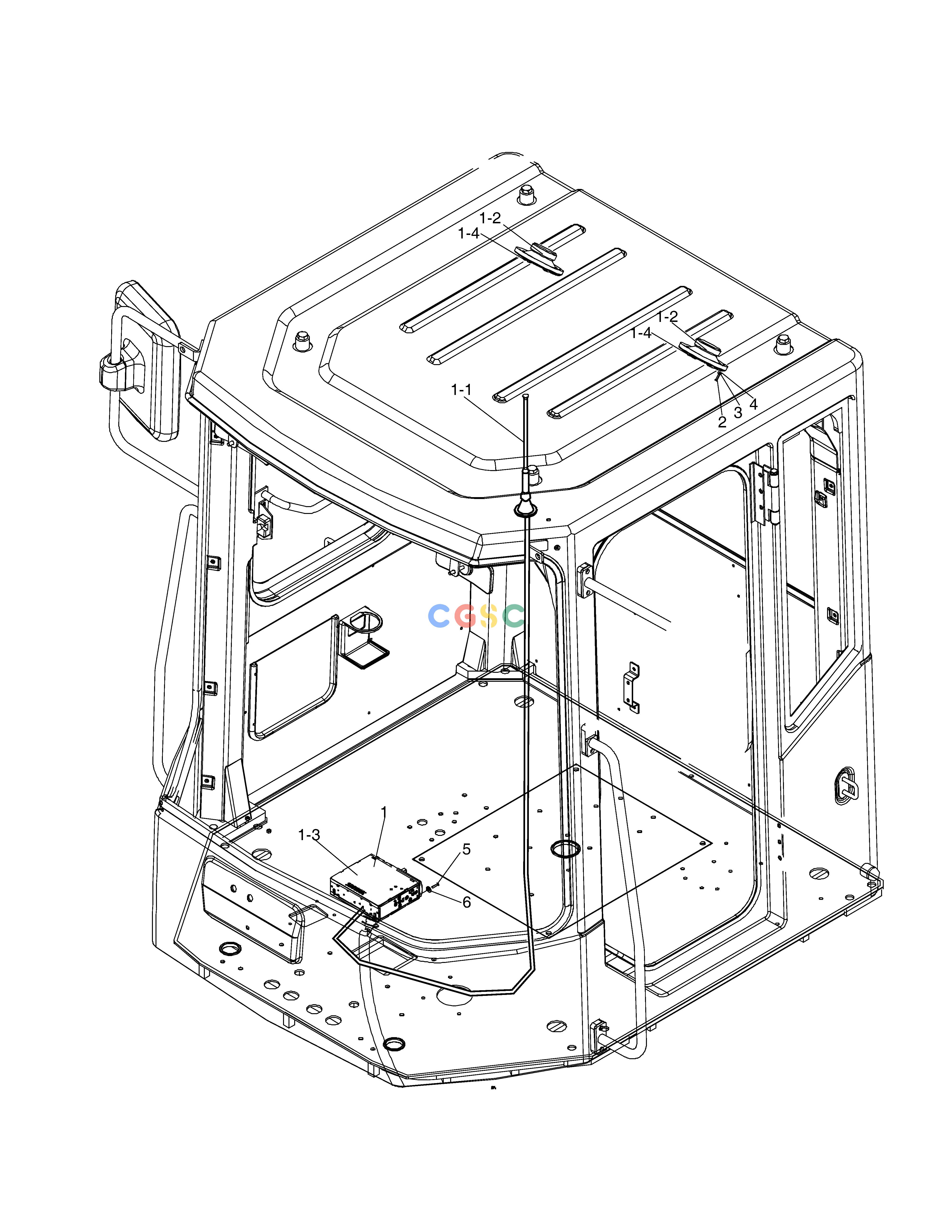 斗山零件查询STEREO ELECTRIC ASS'Y SD310 Doosan parts catalog online