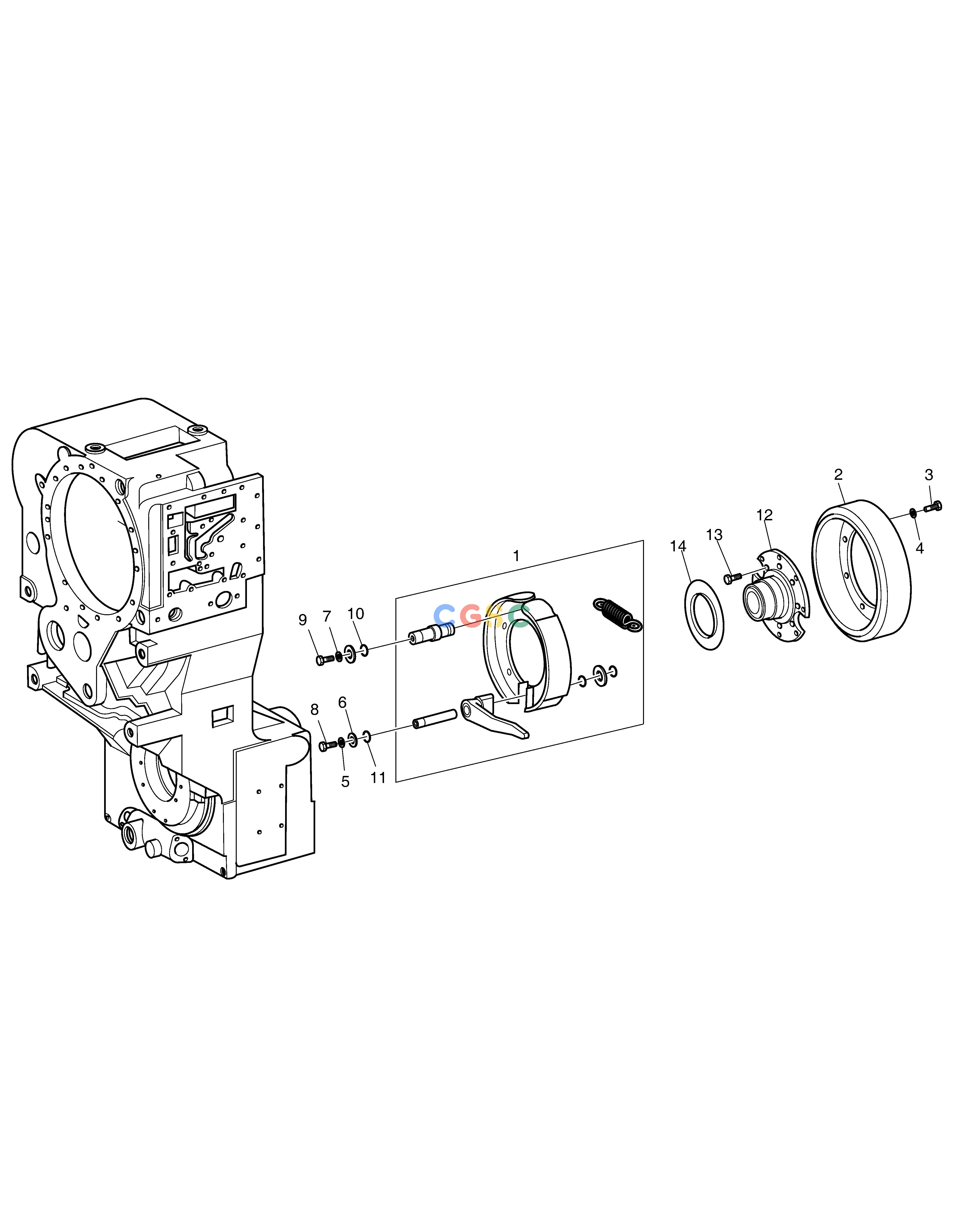 斗山零件查询TRANSMISSION-PARKING BRAKE-ZF T/M SD310 Doosan parts catalog online