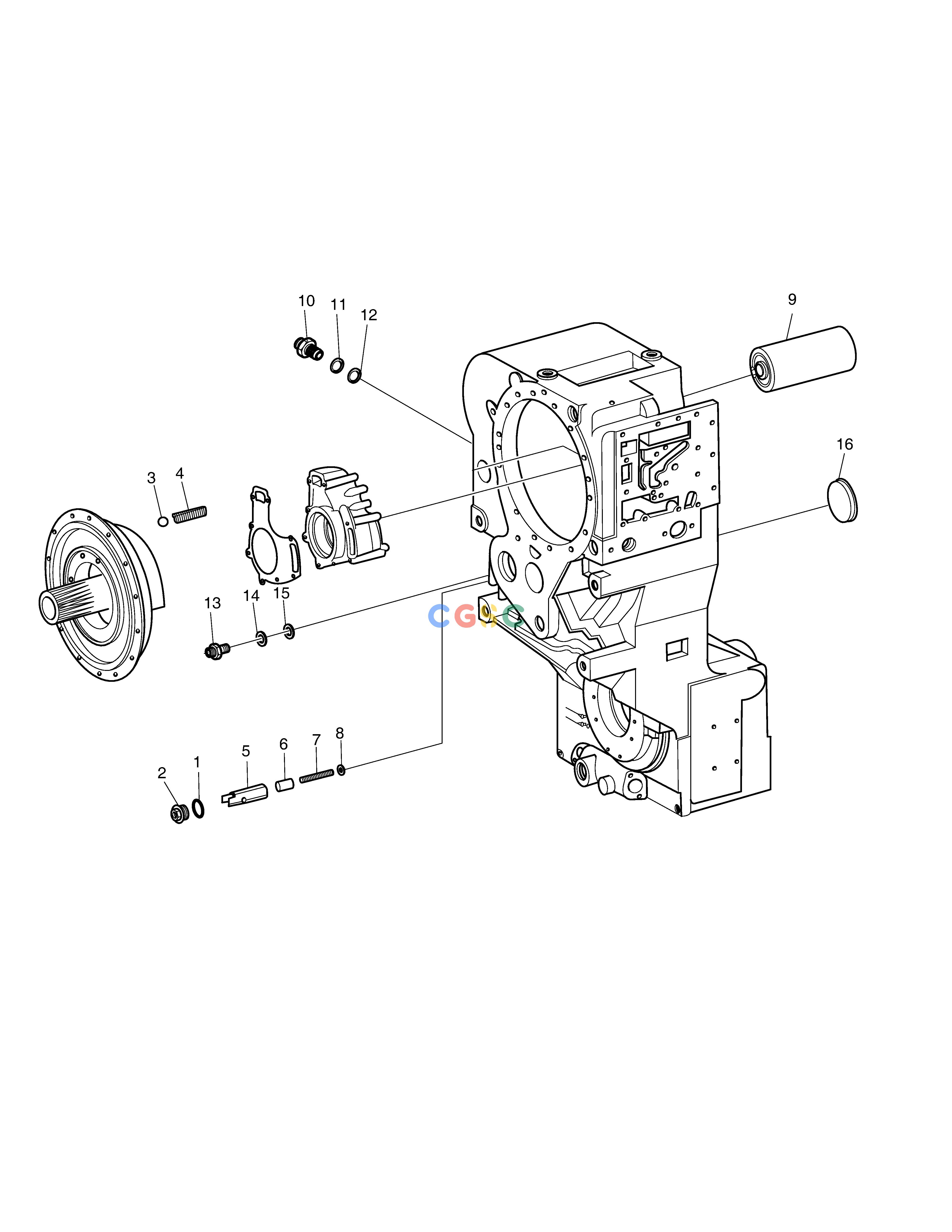 斗山零件查询TRANSMISSION-PRESSURE REGULATOR-ZF T/M SD310 Doosan parts catalog online