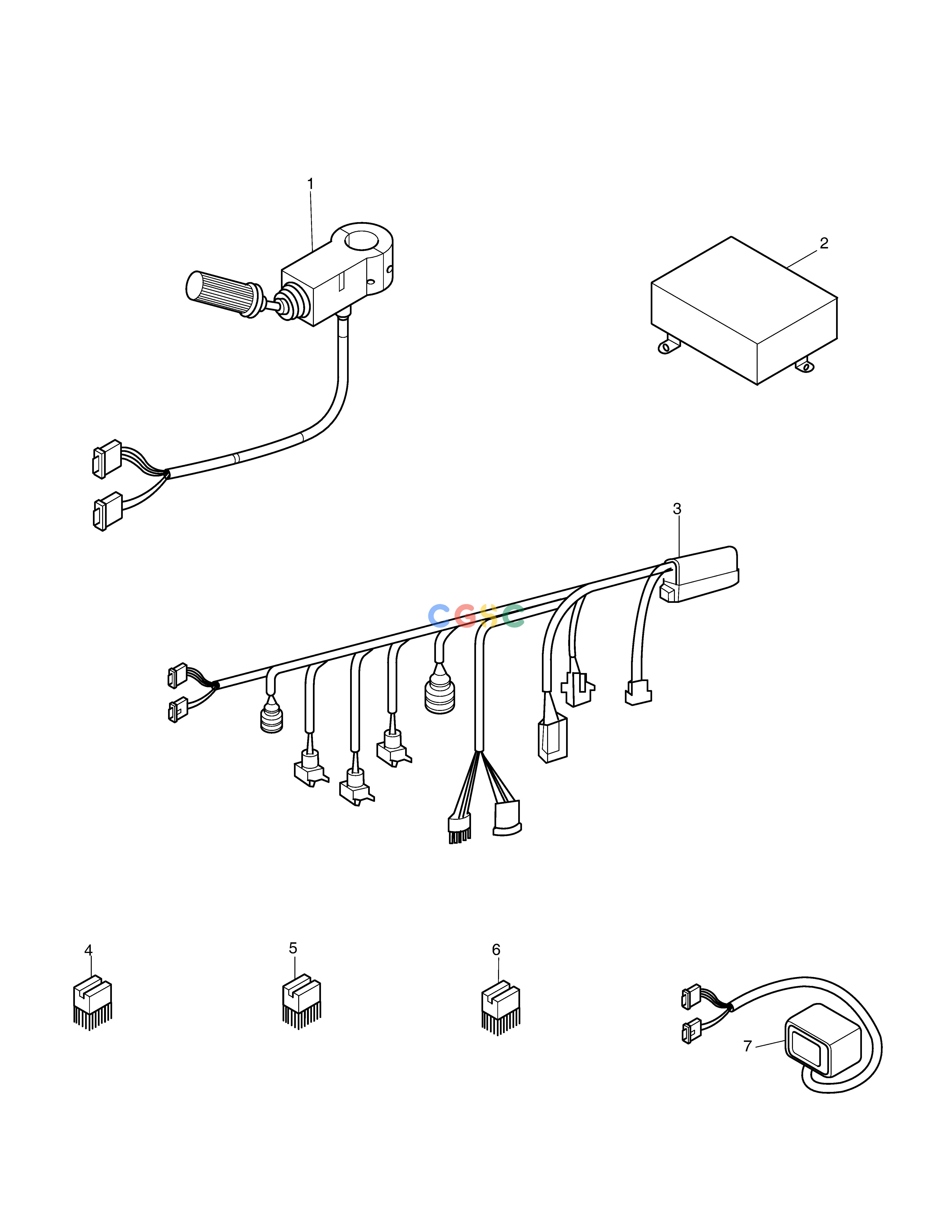 斗山零件查询TRANSMISSION-ELECTRIC PARTS-ZF T/M SD310 Doosan parts catalog online