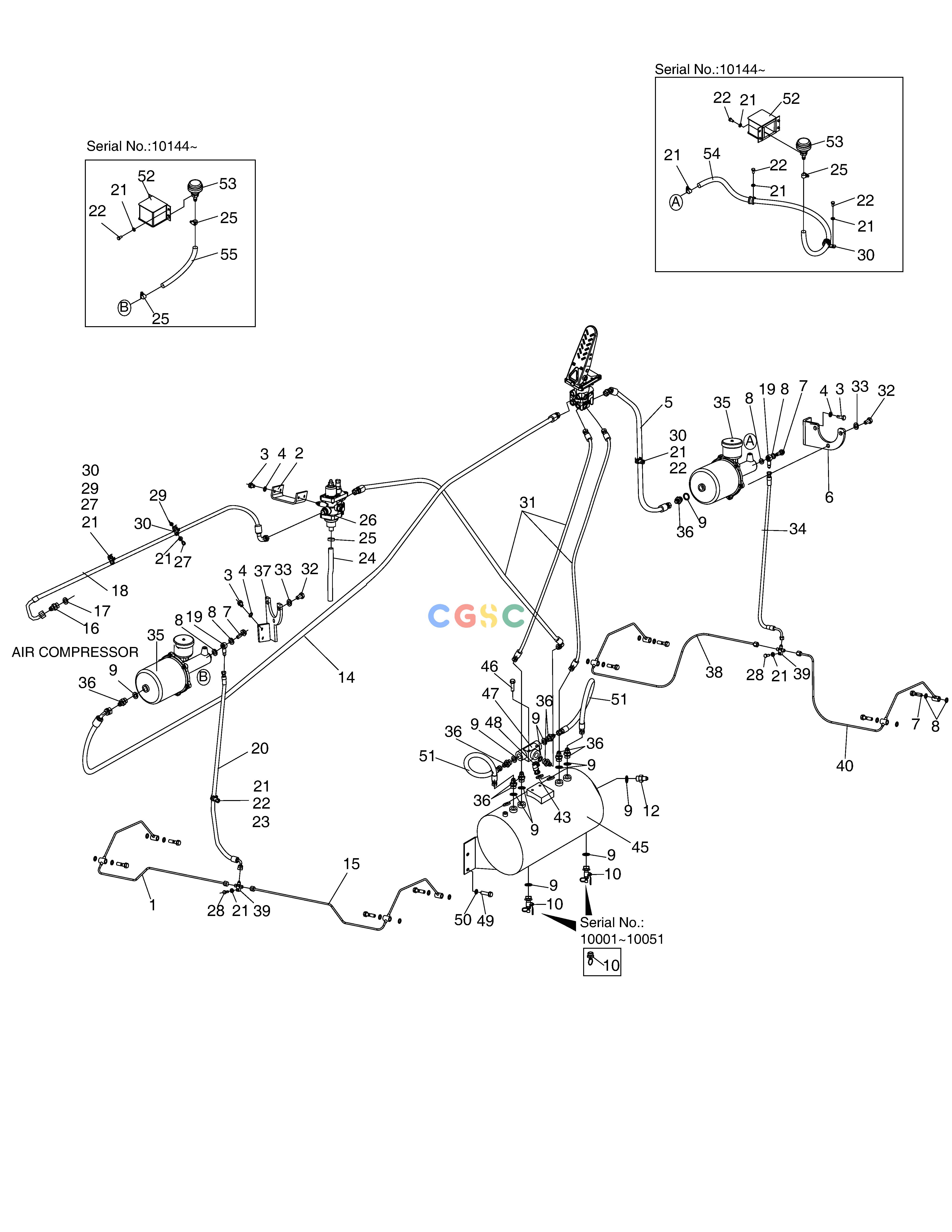 斗山零件查询DUAL BRAKE SYSTEM ASS'Y-PARKING(ZF/DISD) SD310 Doosan parts catalog online