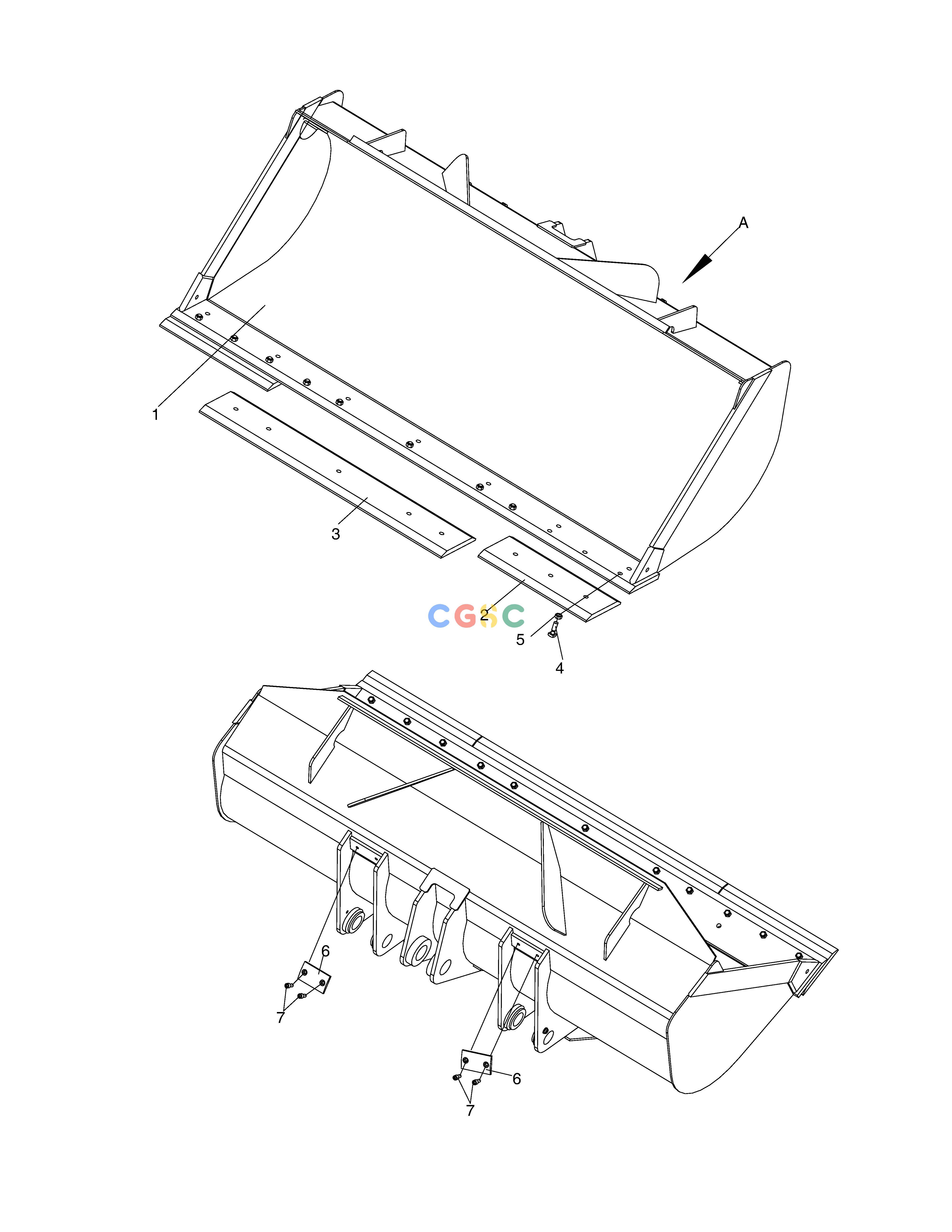 斗山零件查询BUCKET ASS'Y - 2.9m³ SD310 Doosan parts catalog online