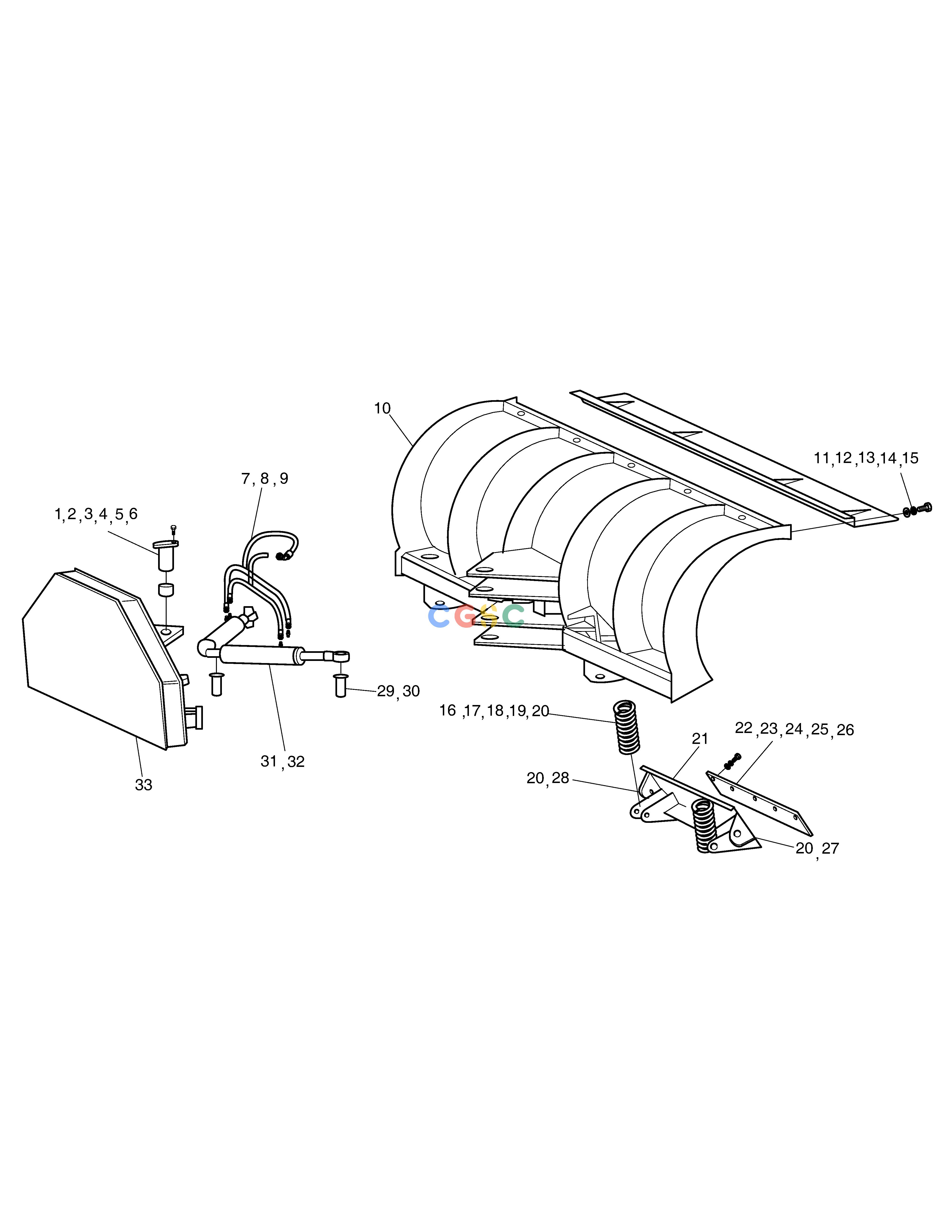 斗山零件查询SNOW BLADE-MACHINE SD310 Doosan parts catalog online