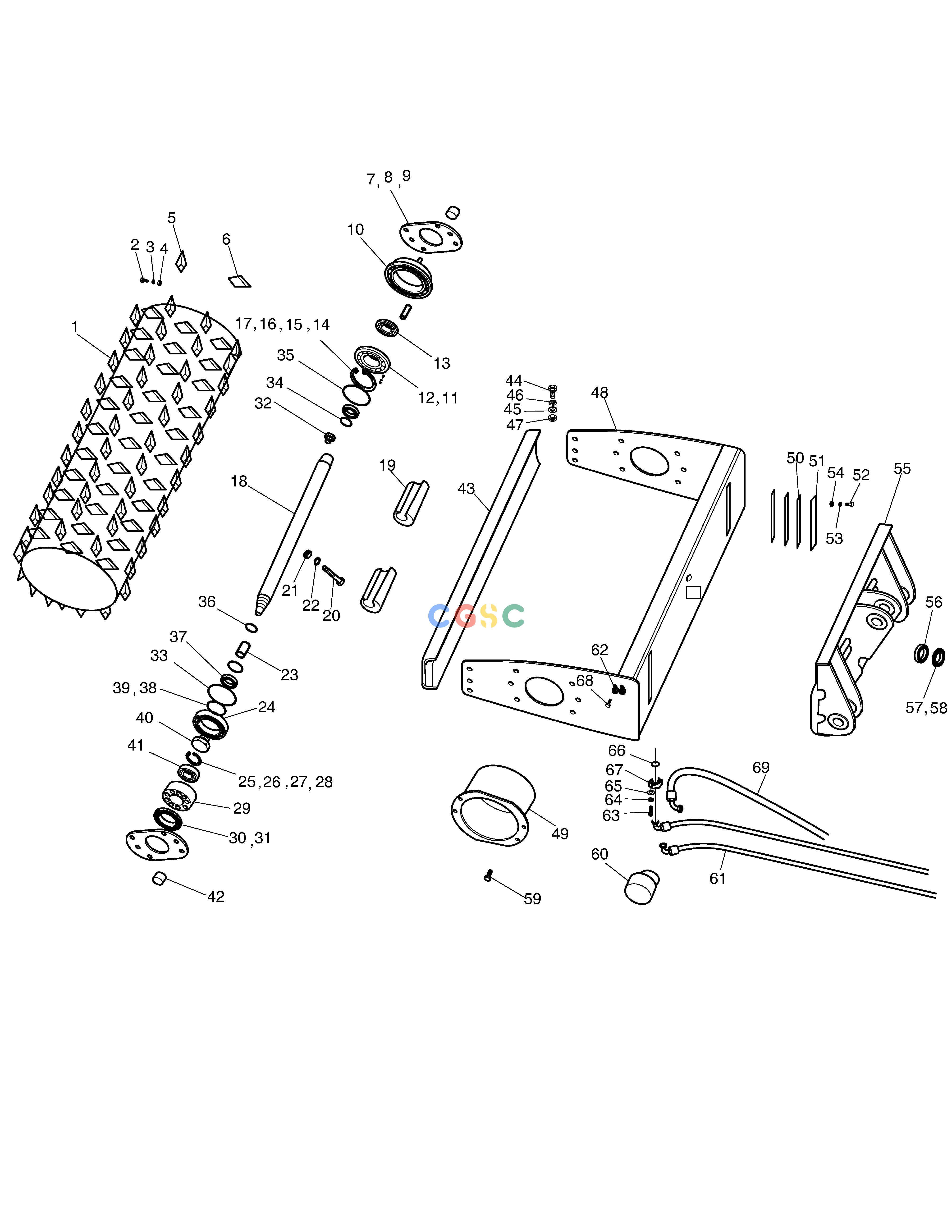 斗山零件查询ICE BREAKER SD310 Doosan parts catalog online