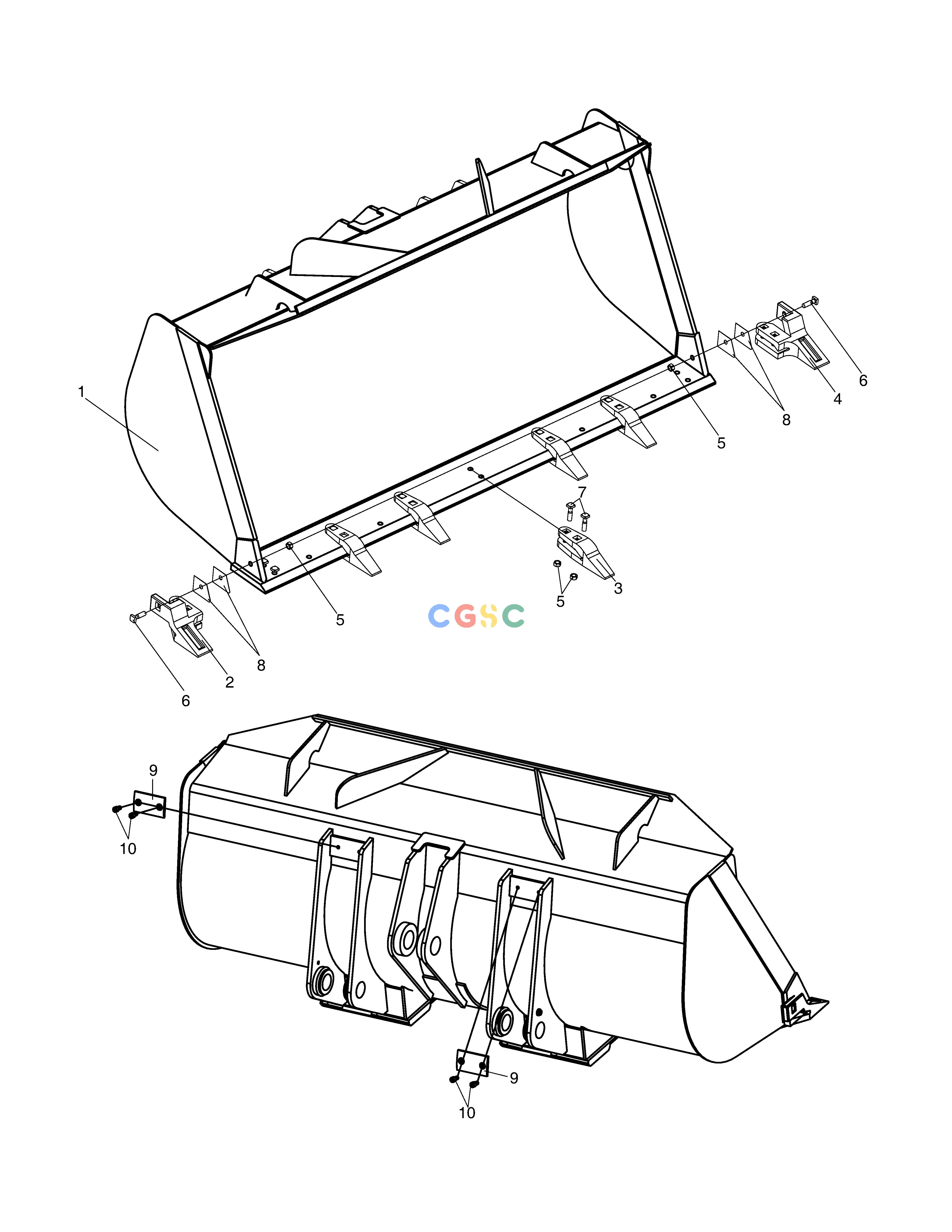 斗山零件查询BUCKET ASSY;30N SD310 Doosan parts catalog online