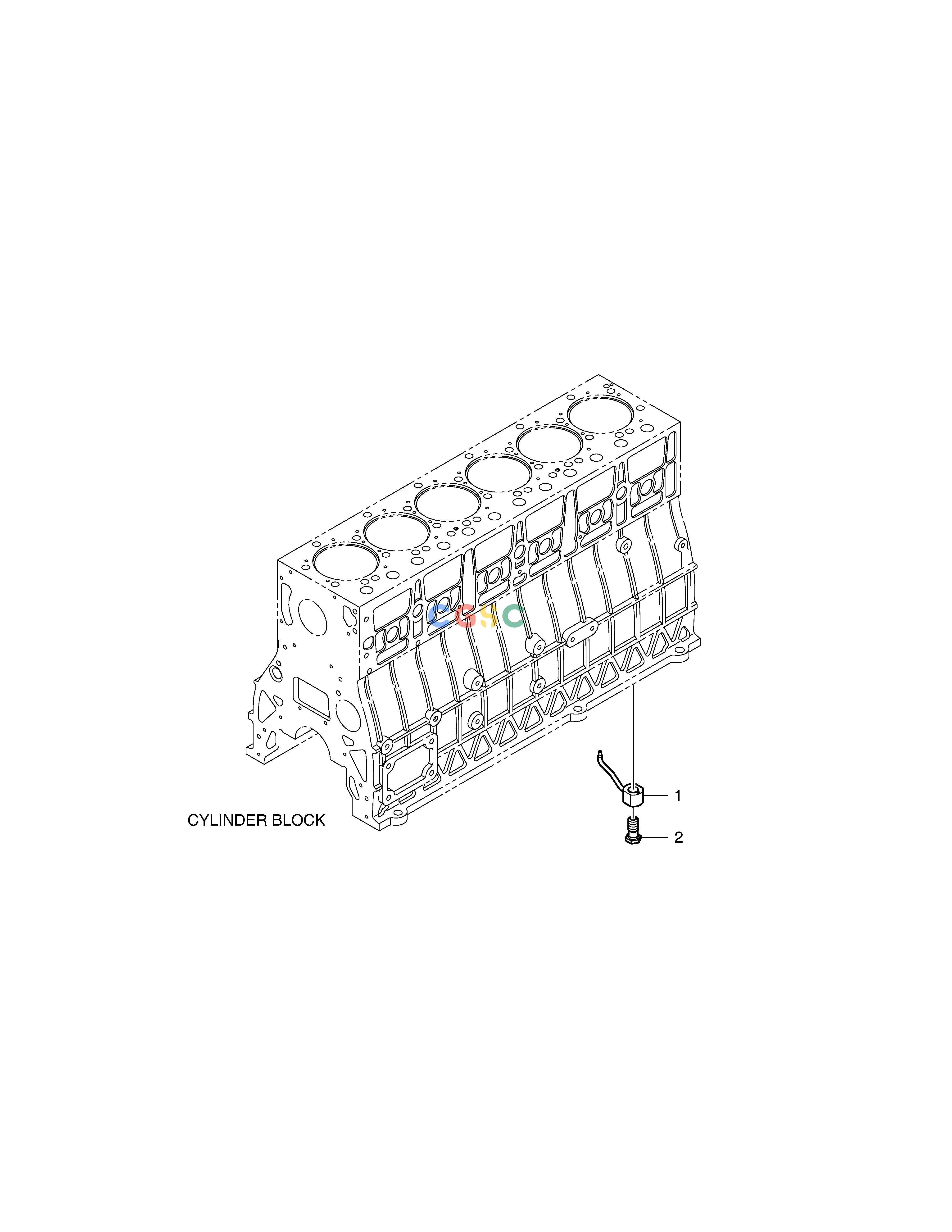 斗山零件查询OIL SPRAY NOZZLE DX380LC-3(OCEANIA) Doosan parts catalog online