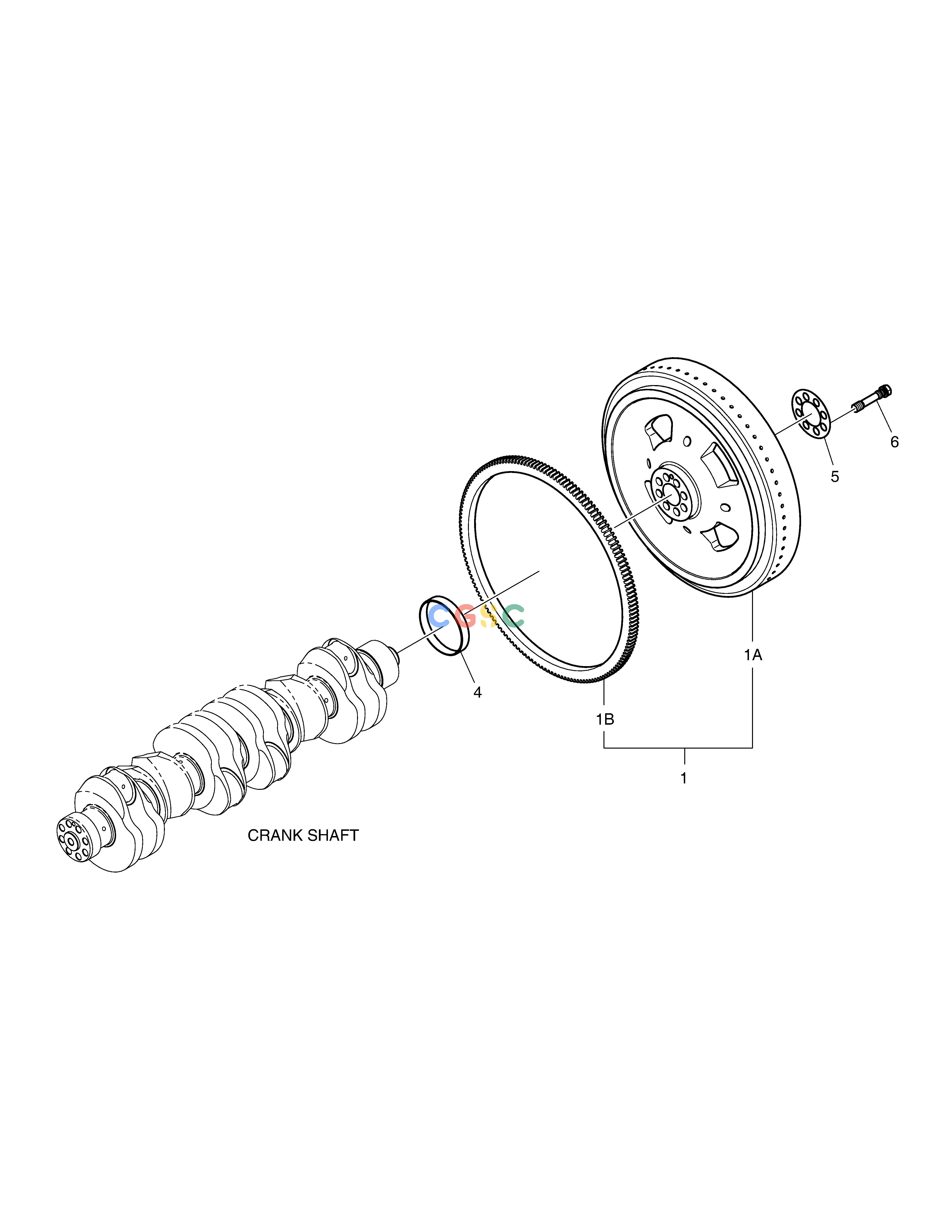 斗山零件查询FLYWHEEL DX380LC-3(OCEANIA) Doosan parts catalog online