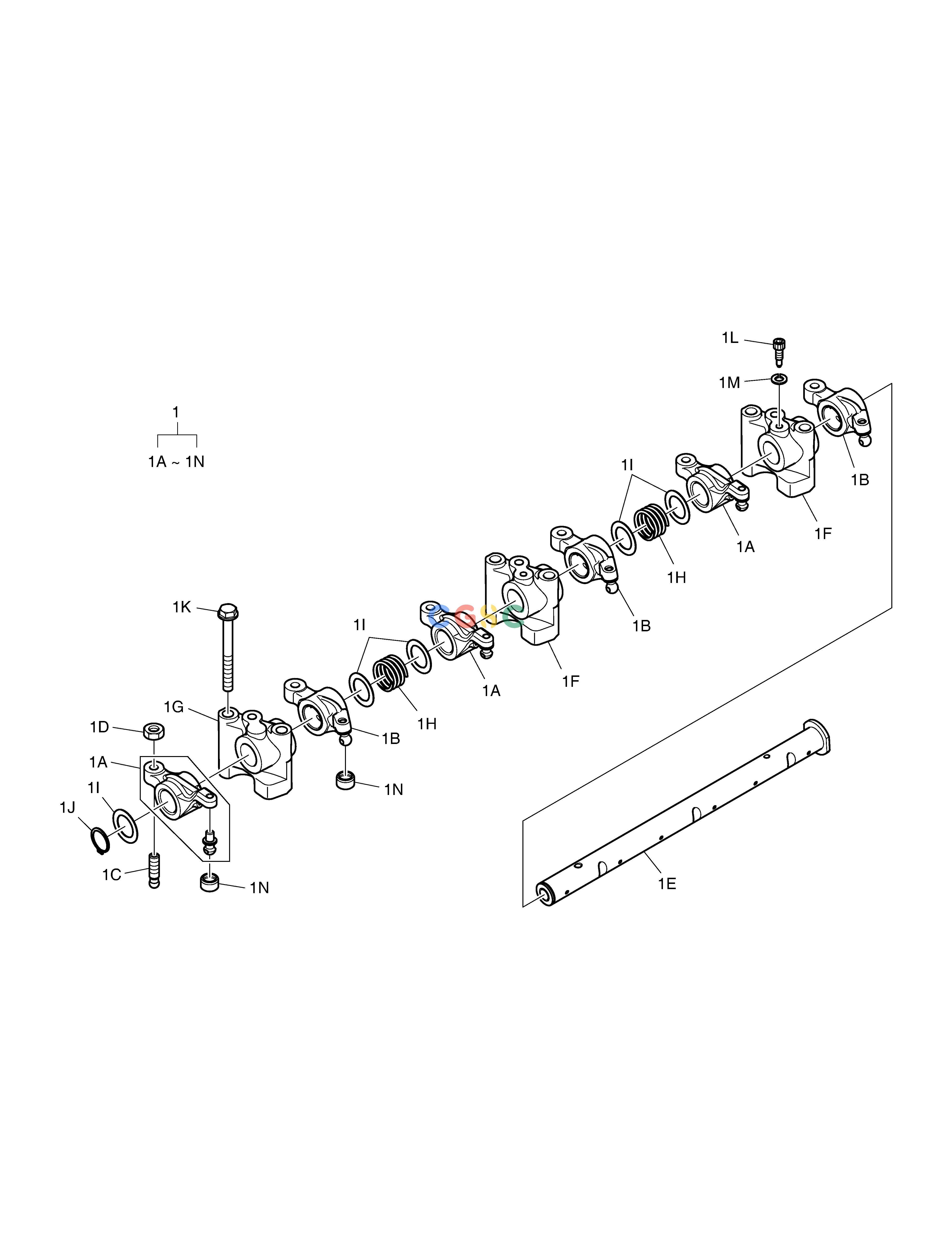 斗山零件查询ROCKER ARM DX380LC-3(OCEANIA) Doosan parts catalog online