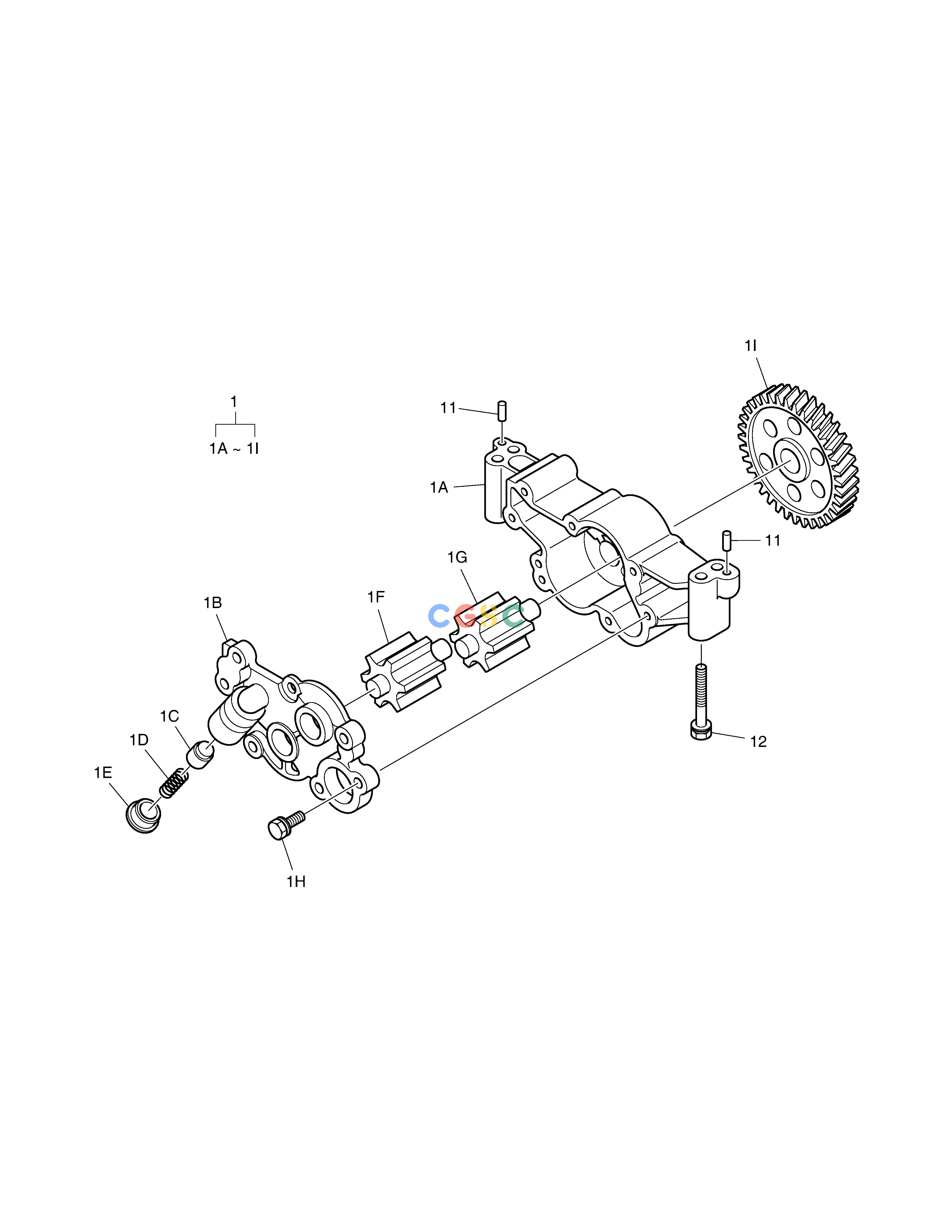 斗山零件查询OIL PUMP DX380LC-3(OCEANIA) Doosan parts catalog online
