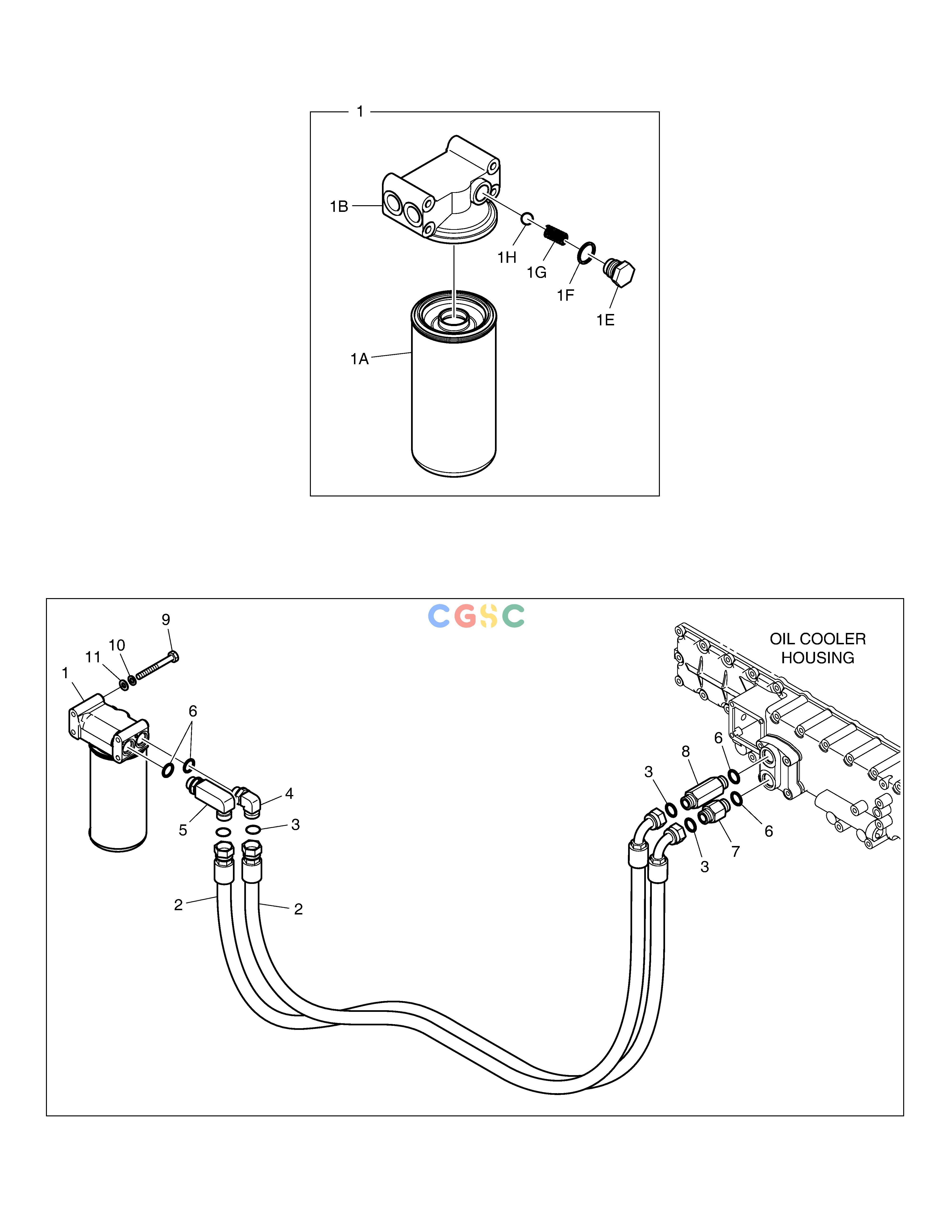 斗山零件查询OIL FILTER DX380LC-3(OCEANIA) Doosan parts catalog online