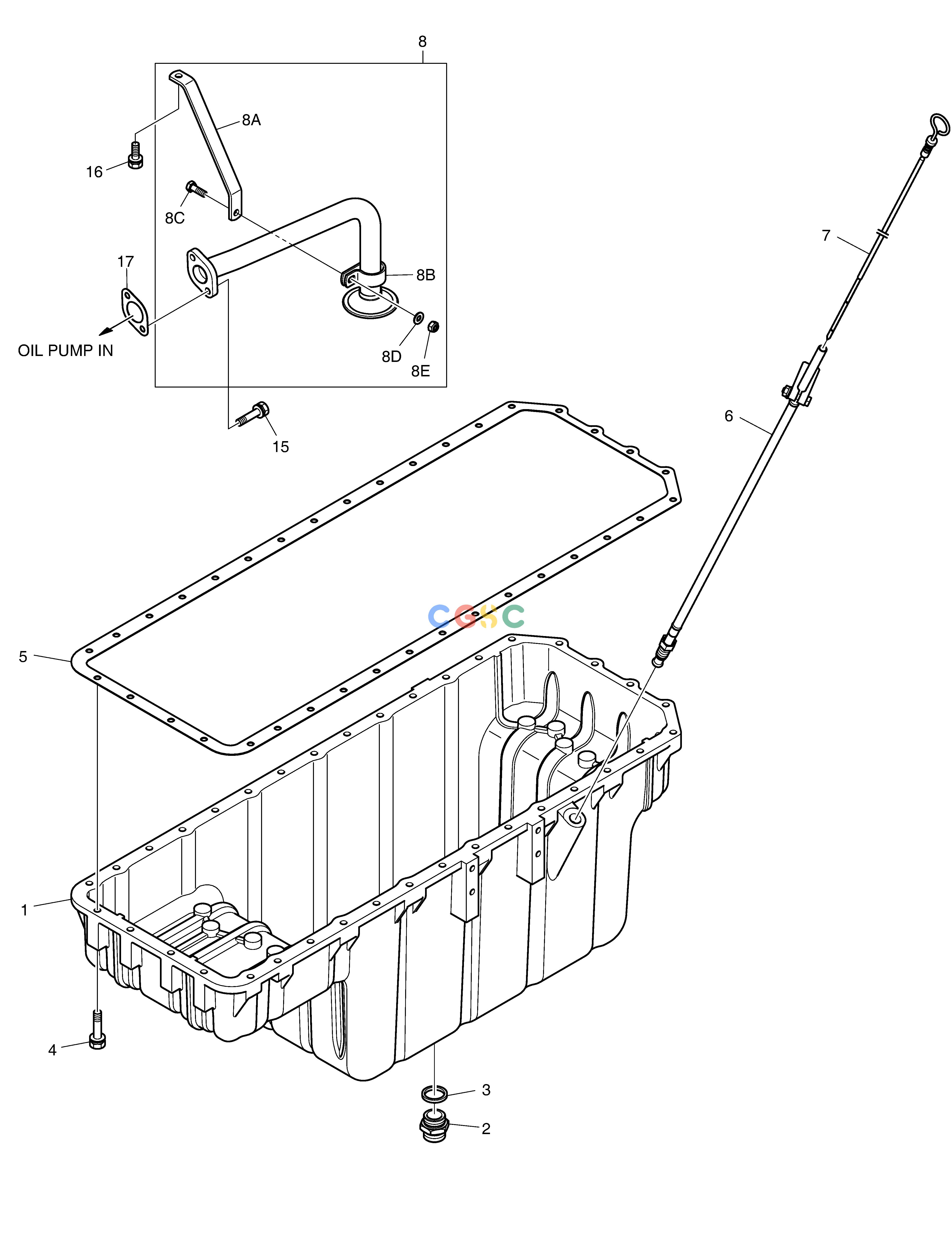斗山零件查询OIL PAN DX380LC-3(OCEANIA) Doosan parts catalog online