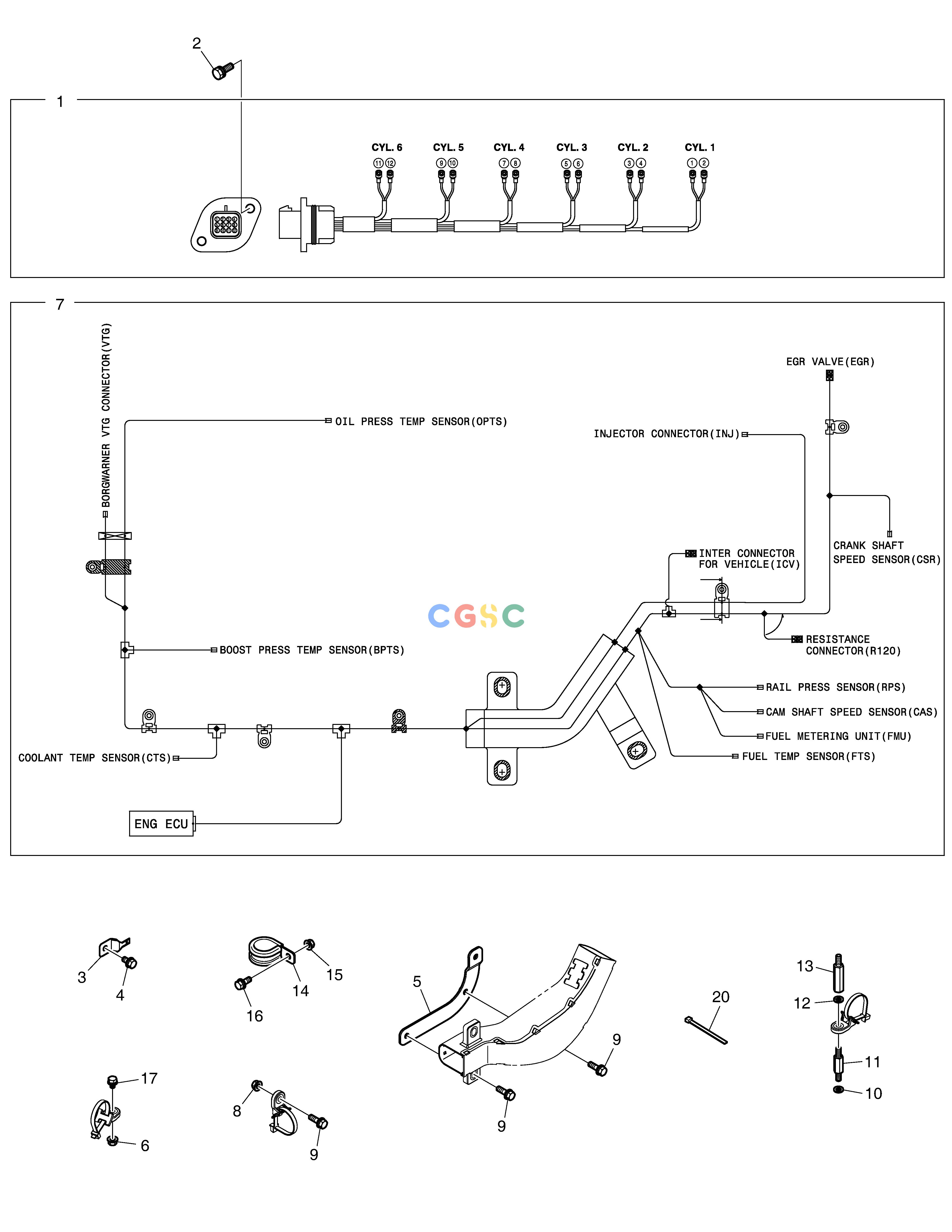 斗山零件查询WIRE HARNESS DX380LC-3(OCEANIA) Doosan parts catalog online