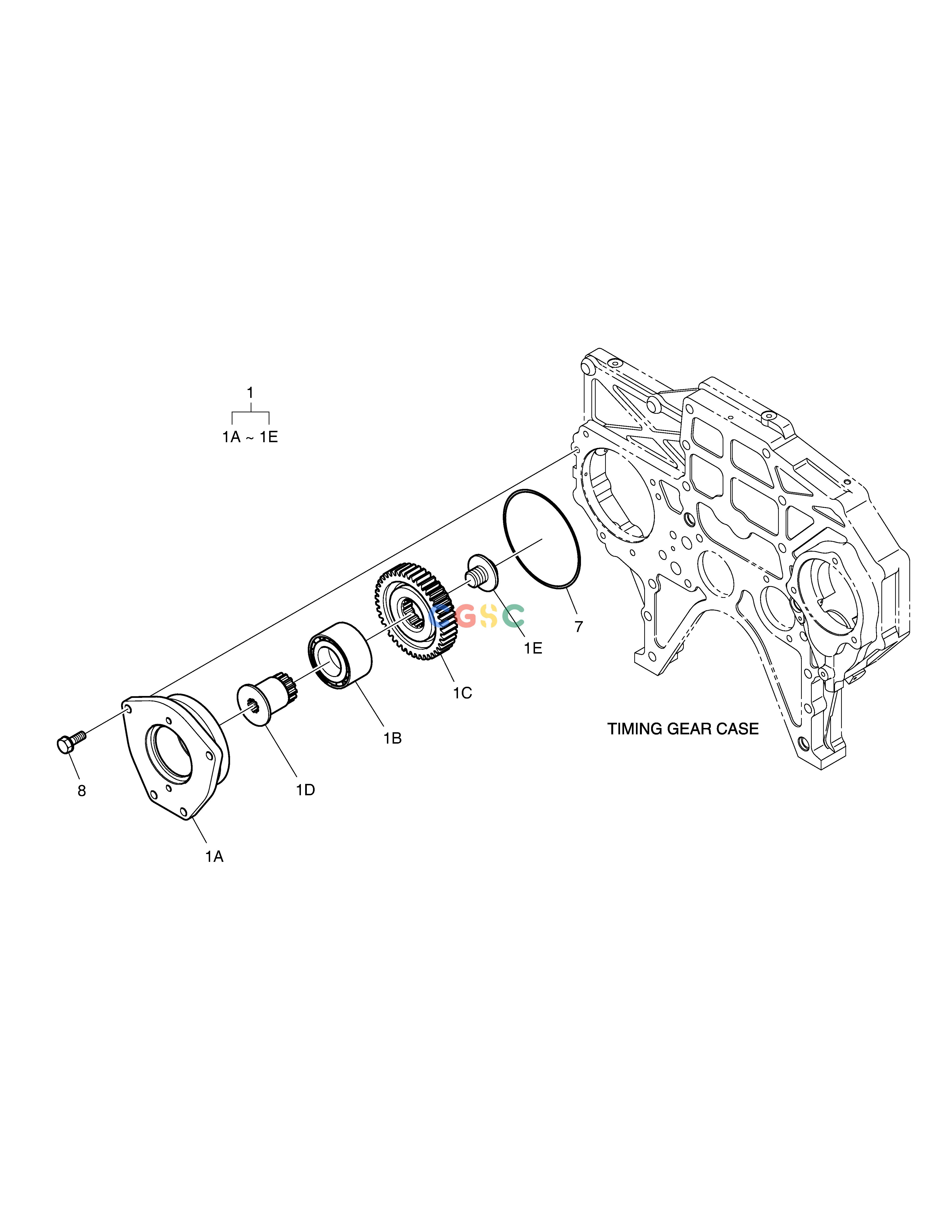 斗山零件查询POWER TAKE OFF DX380LC-3(OCEANIA) Doosan parts catalog online