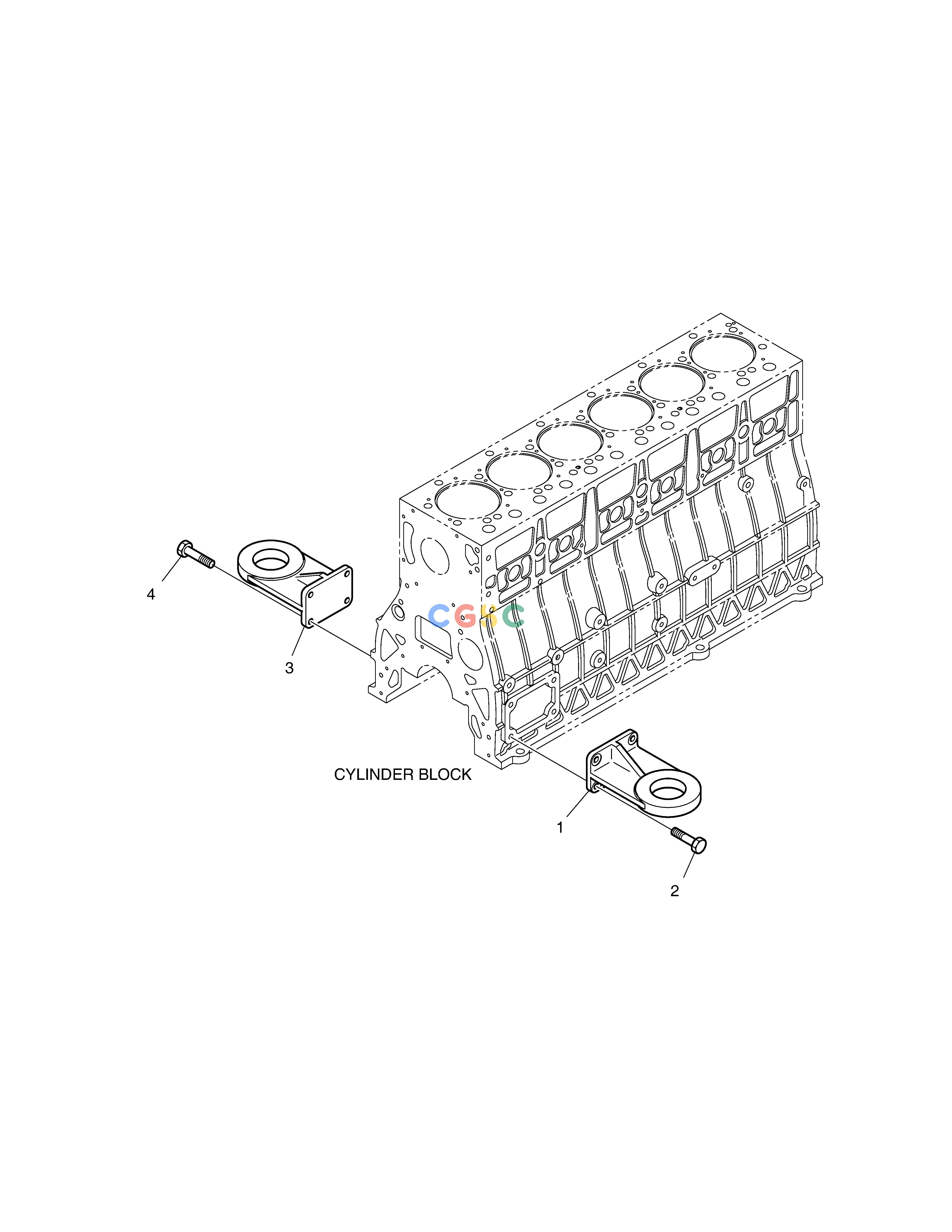 斗山零件查询ENGINE MOUNTING DX380LC-3(OCEANIA) Doosan parts catalog online