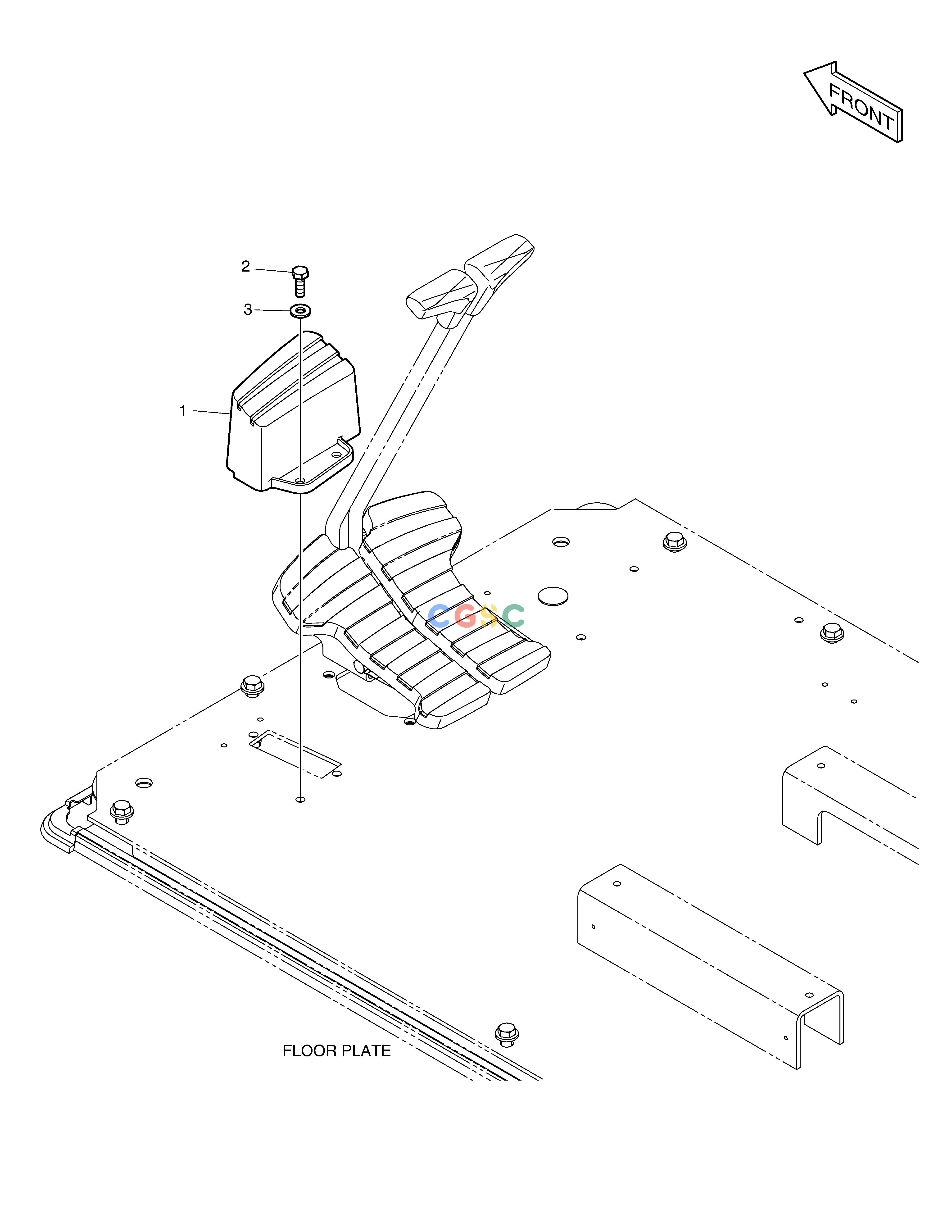 斗山零件查询FOOT REST - L.H. DX380LC-3(OCEANIA) Doosan parts catalog online